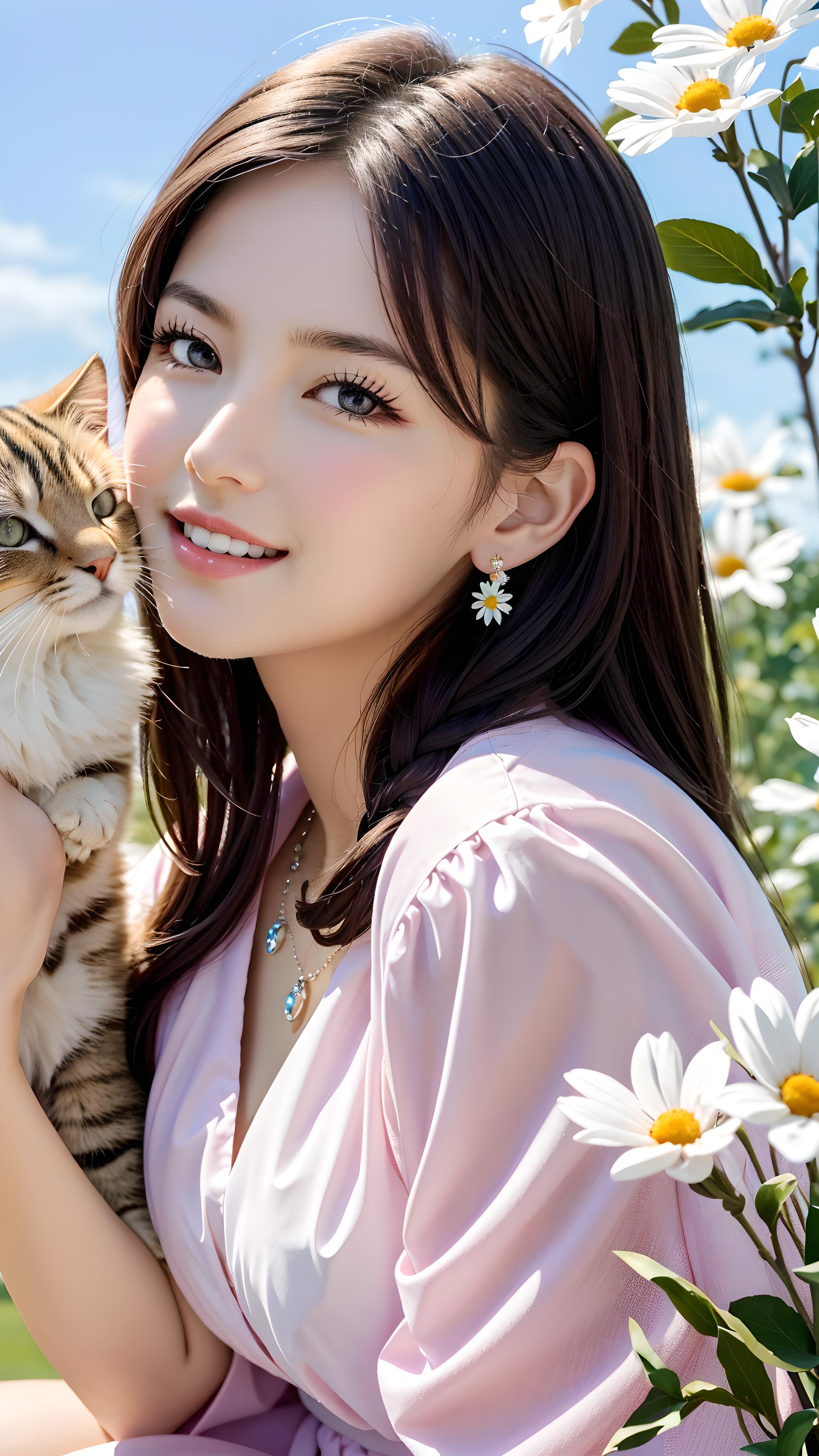 美女与猫