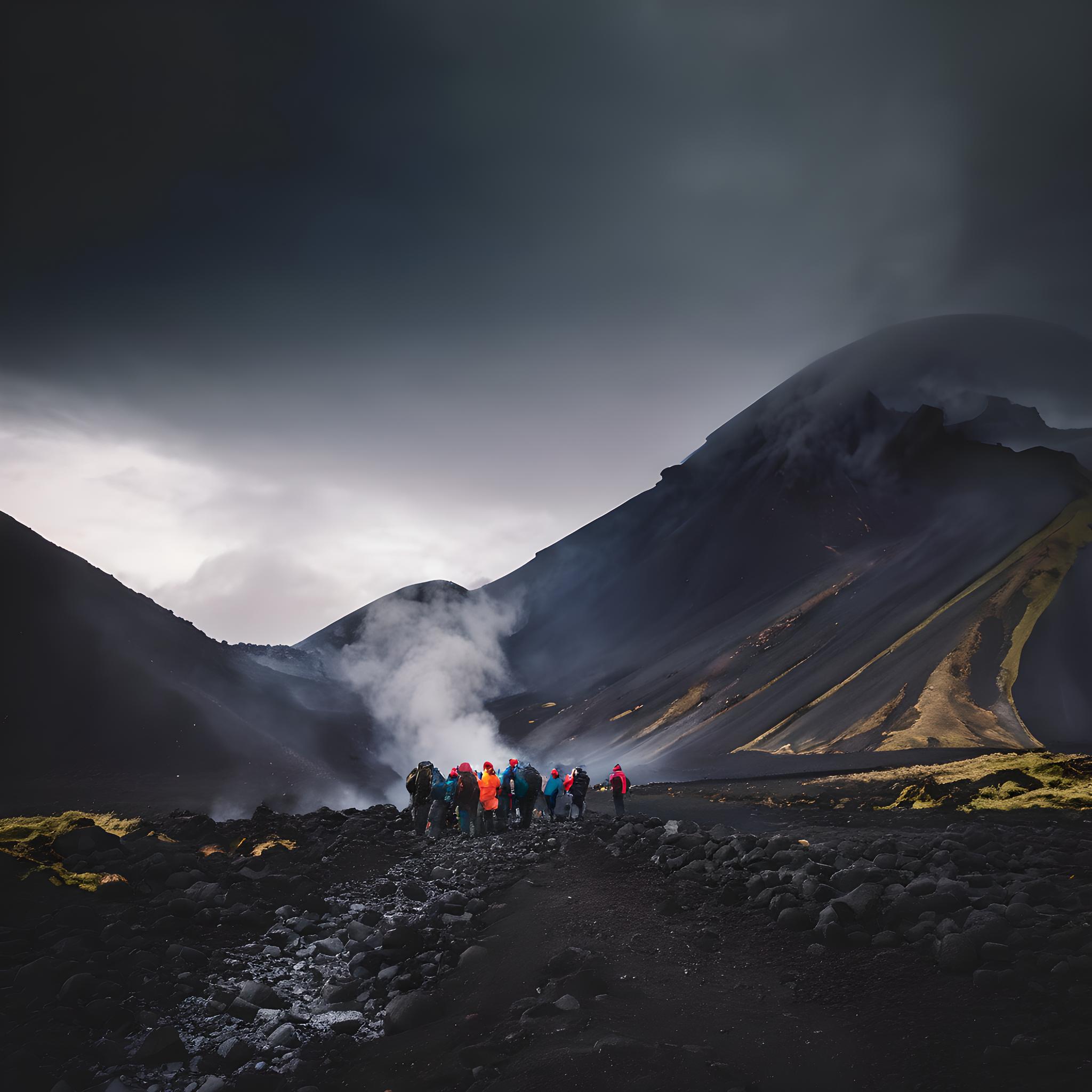 冰岛火山