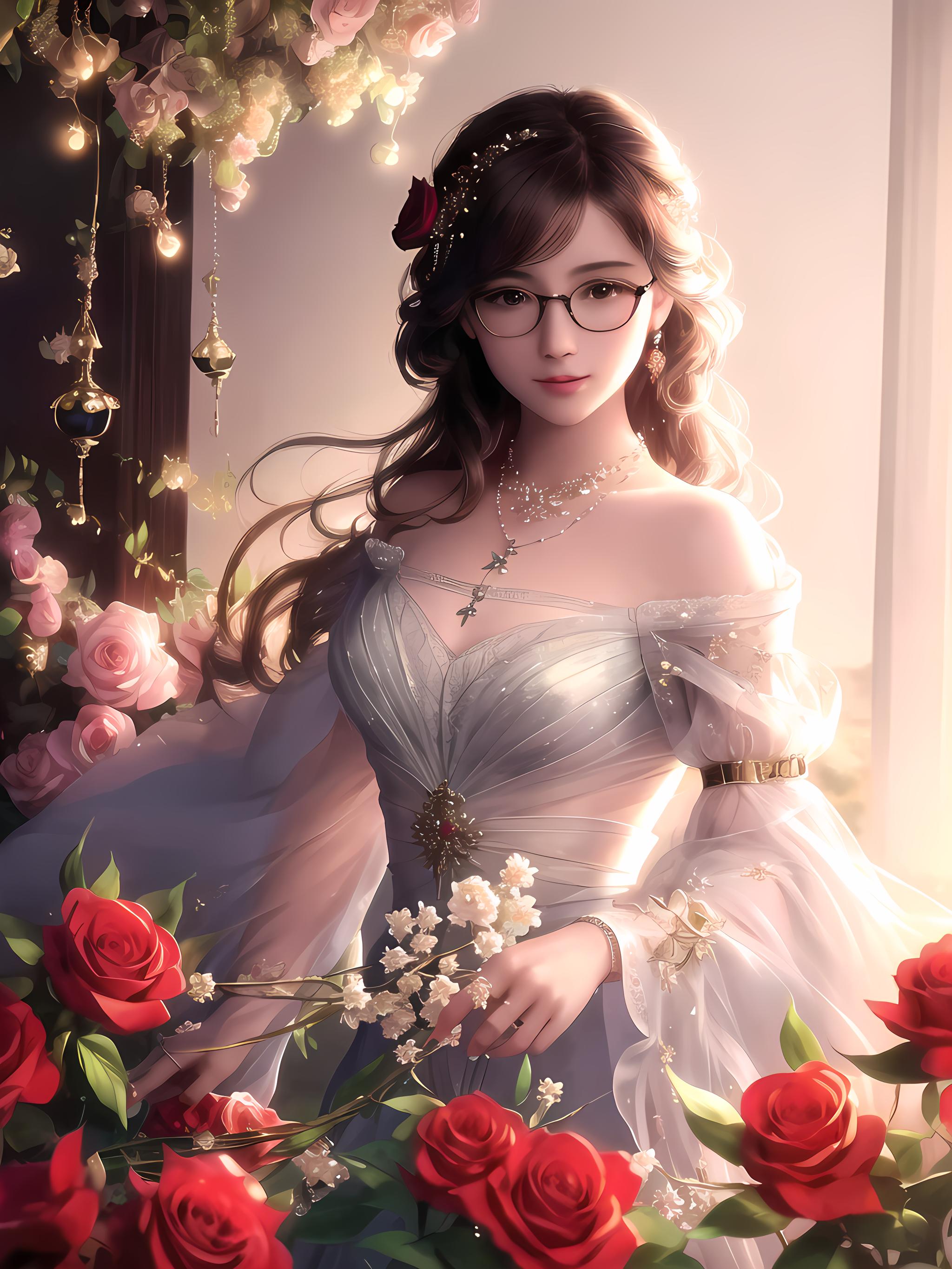 文静女孩