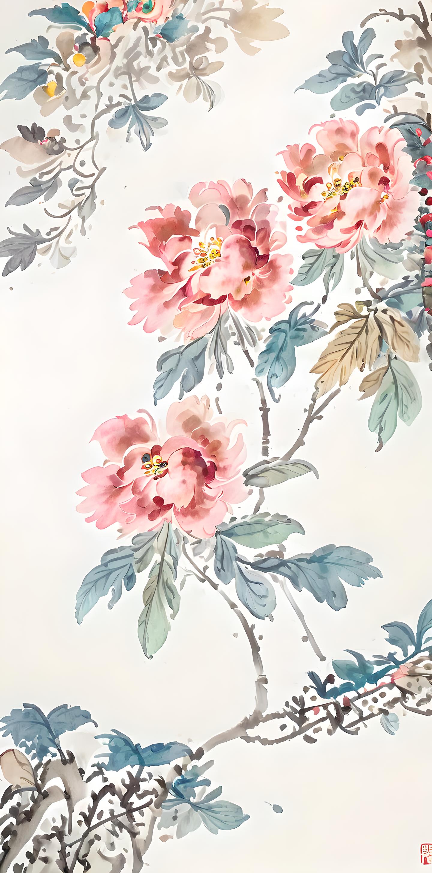 国色天香牡丹花