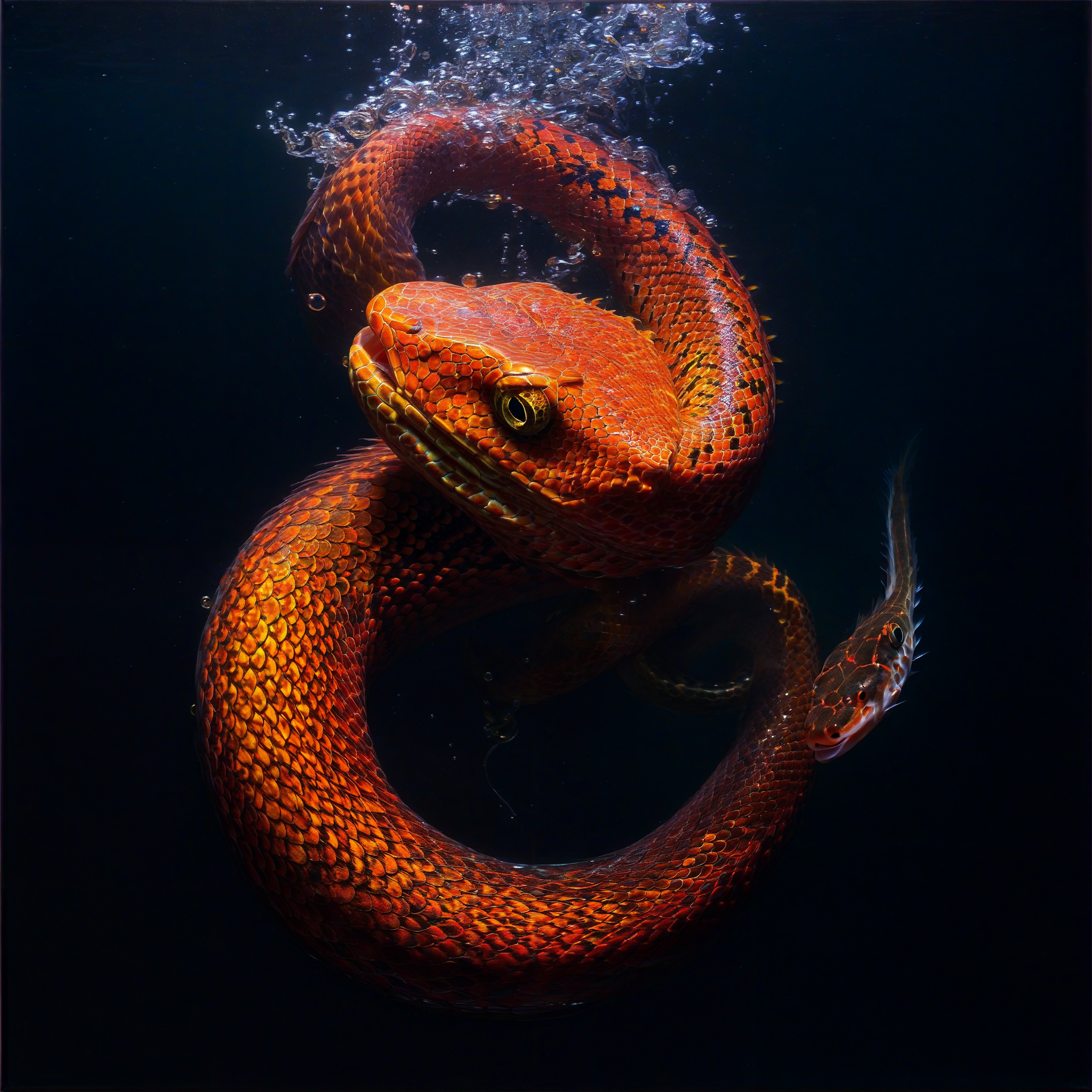 A Fishlike Snake