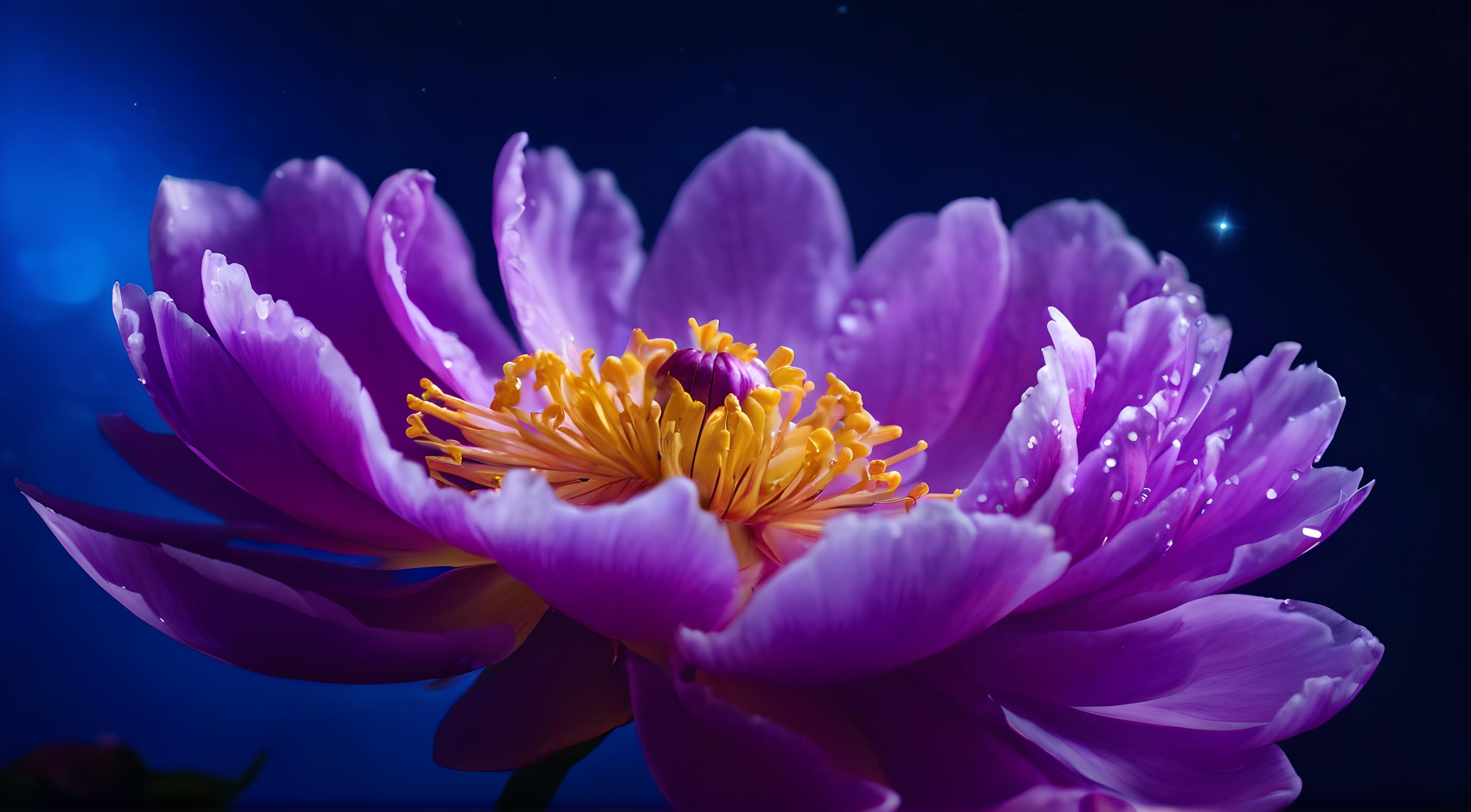 梦中紫色花朵