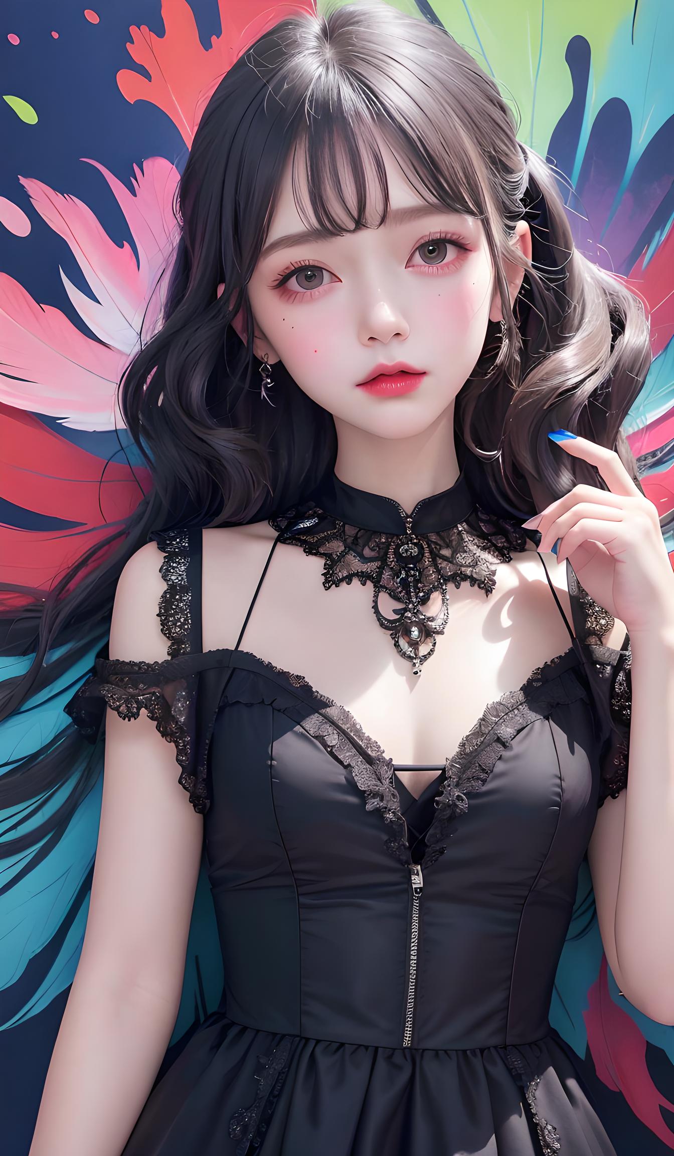 黑丝少女