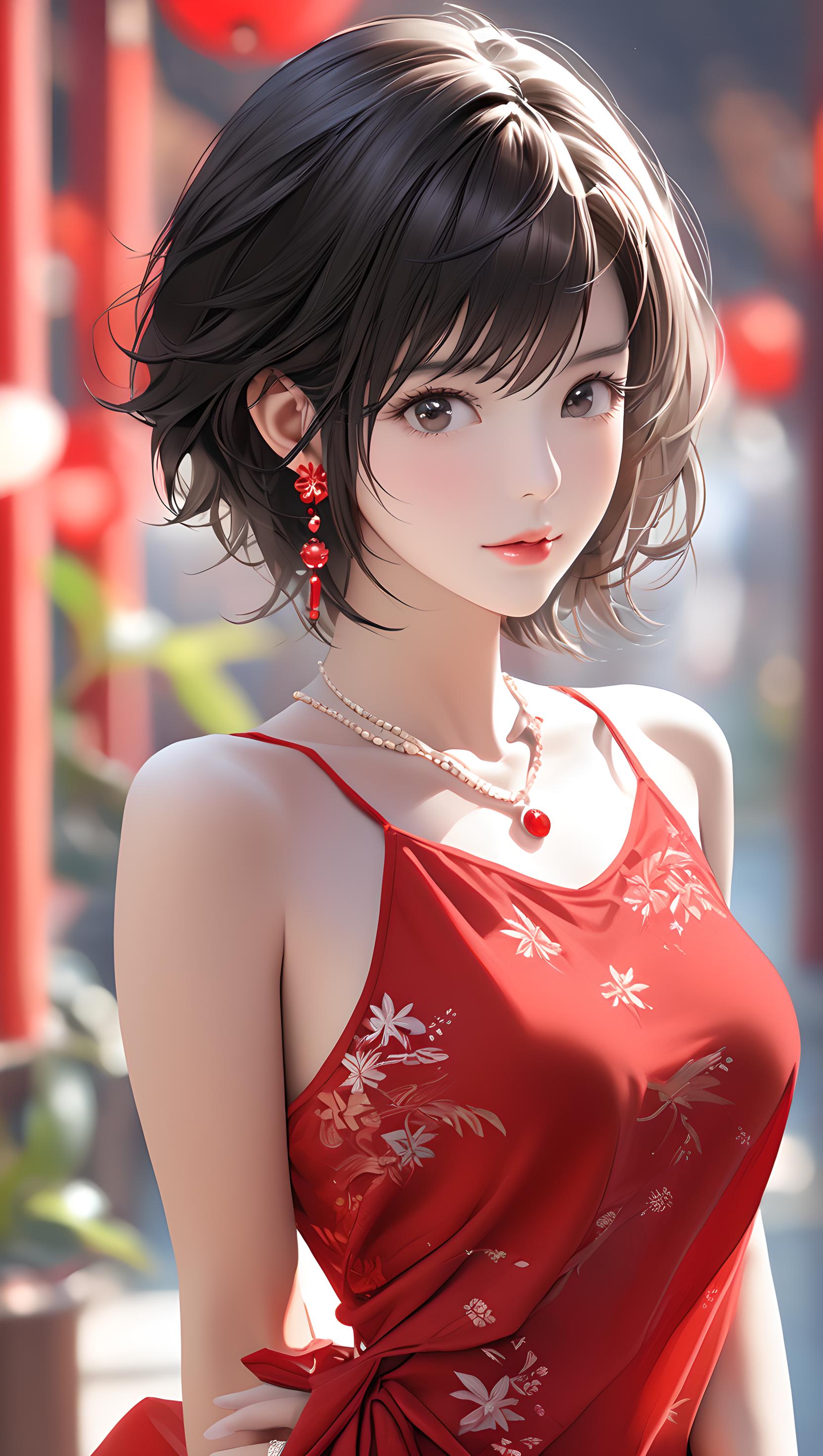 性感女