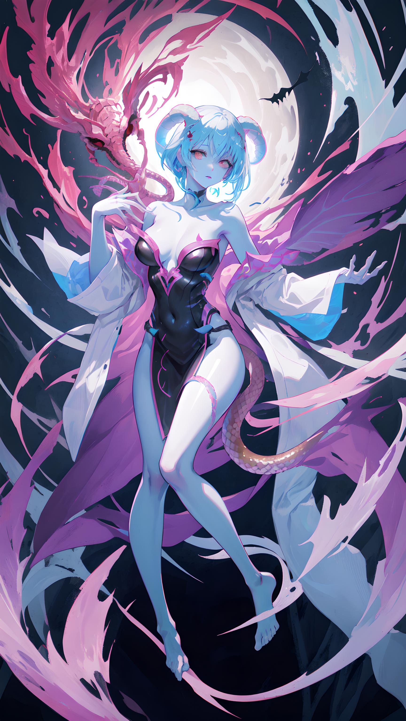 灵幻，奇幻，随意图女子