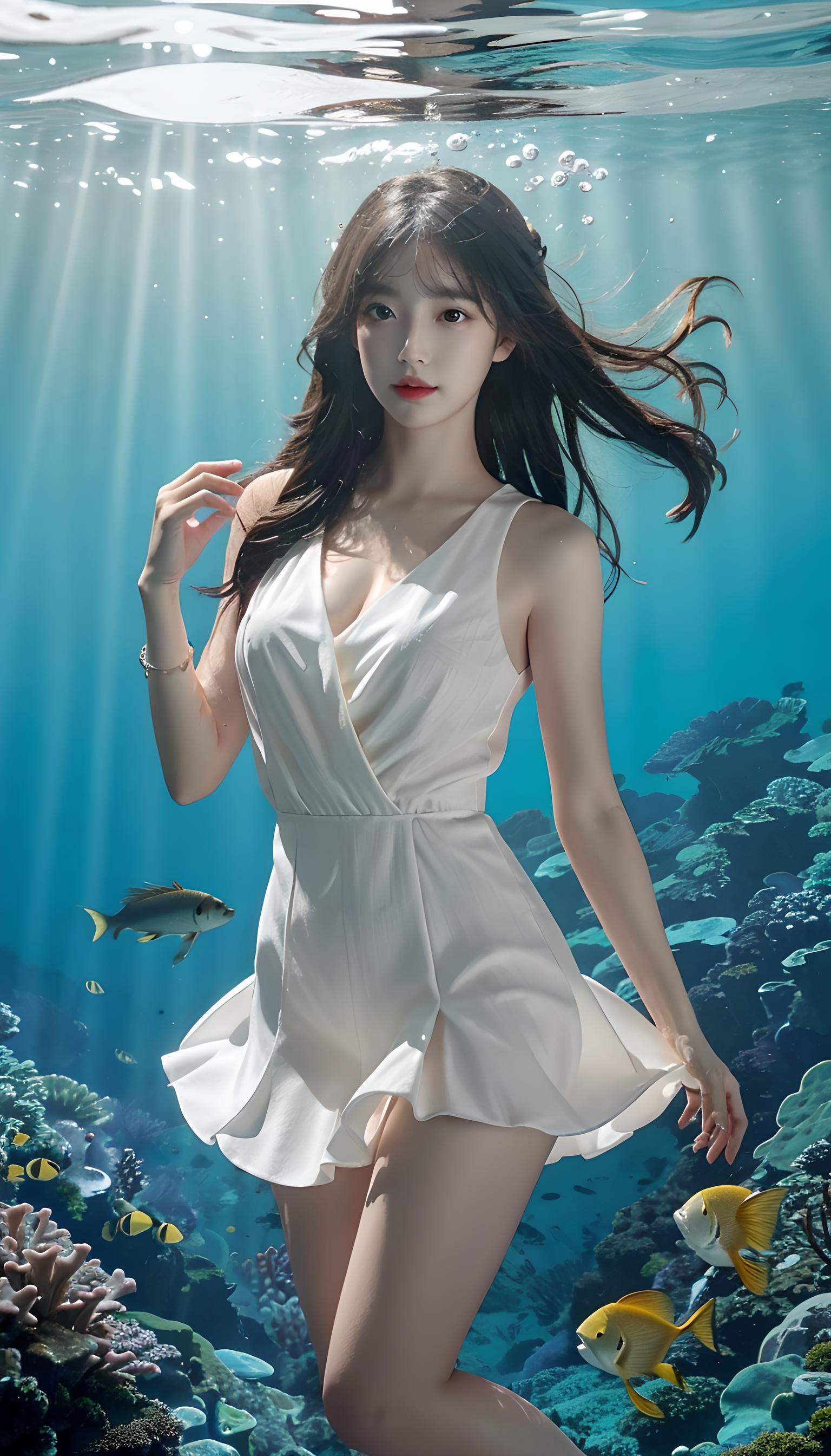 海洋馆美女