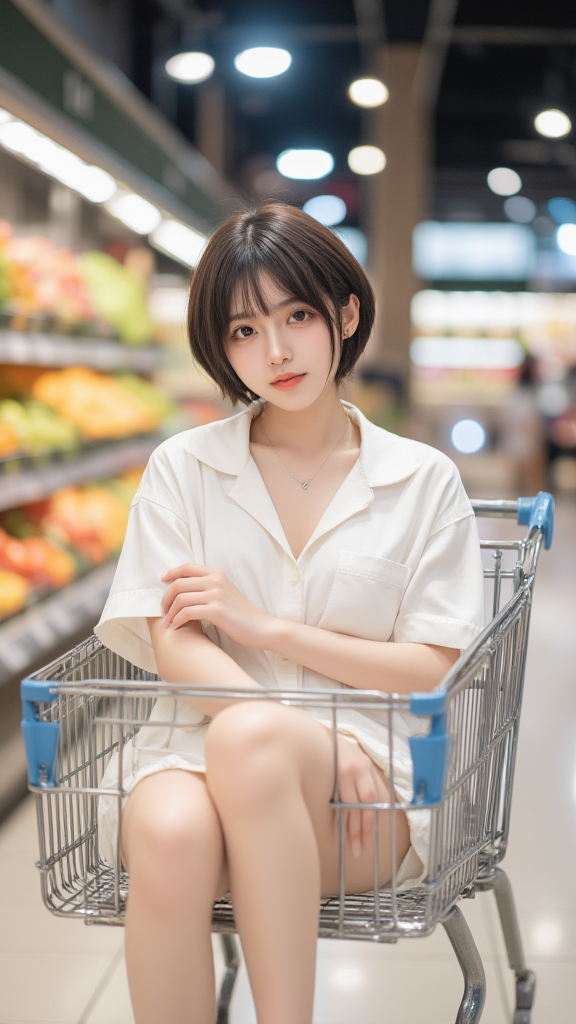 购物车女孩