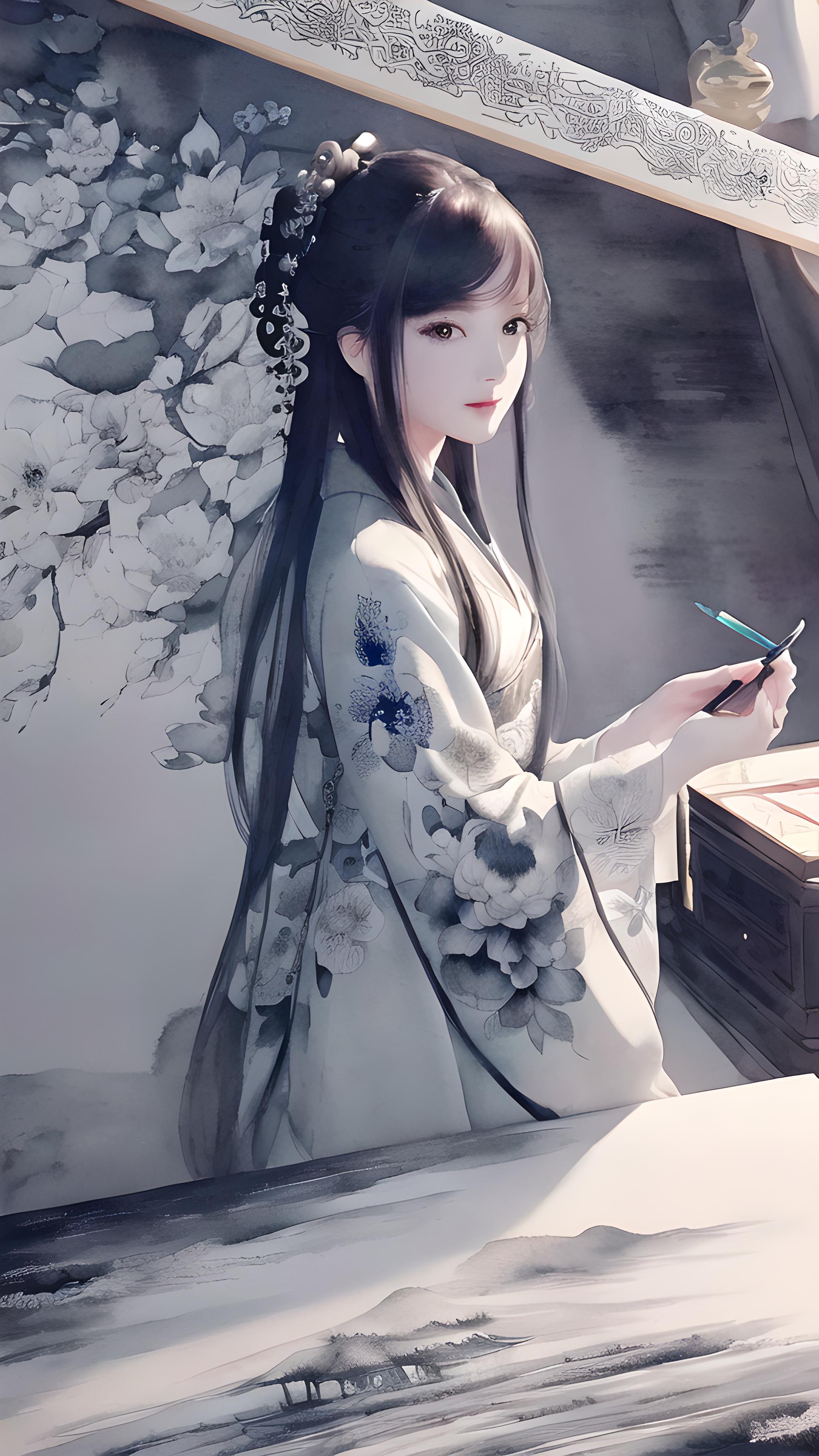 少女画师