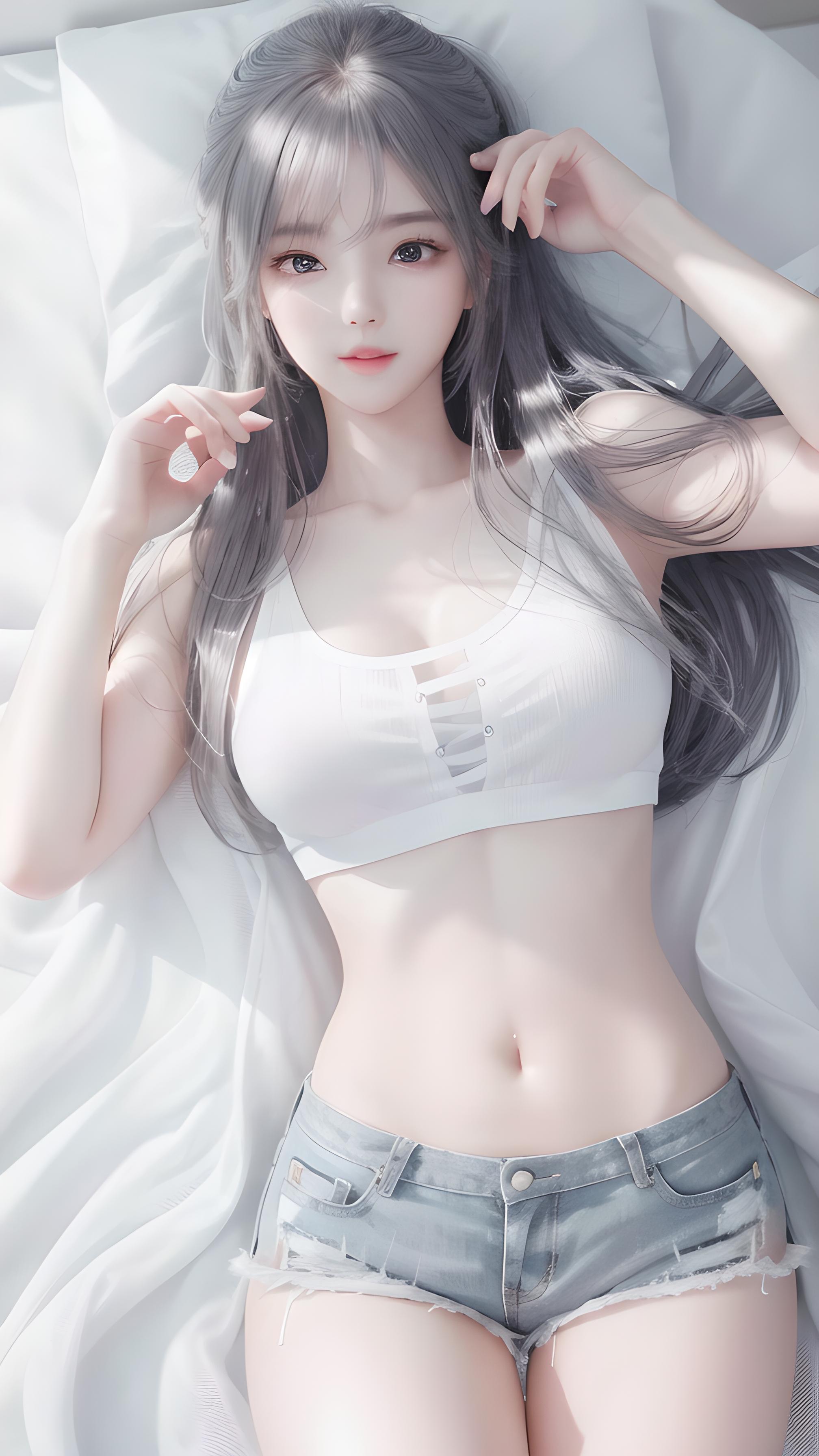 女友好白