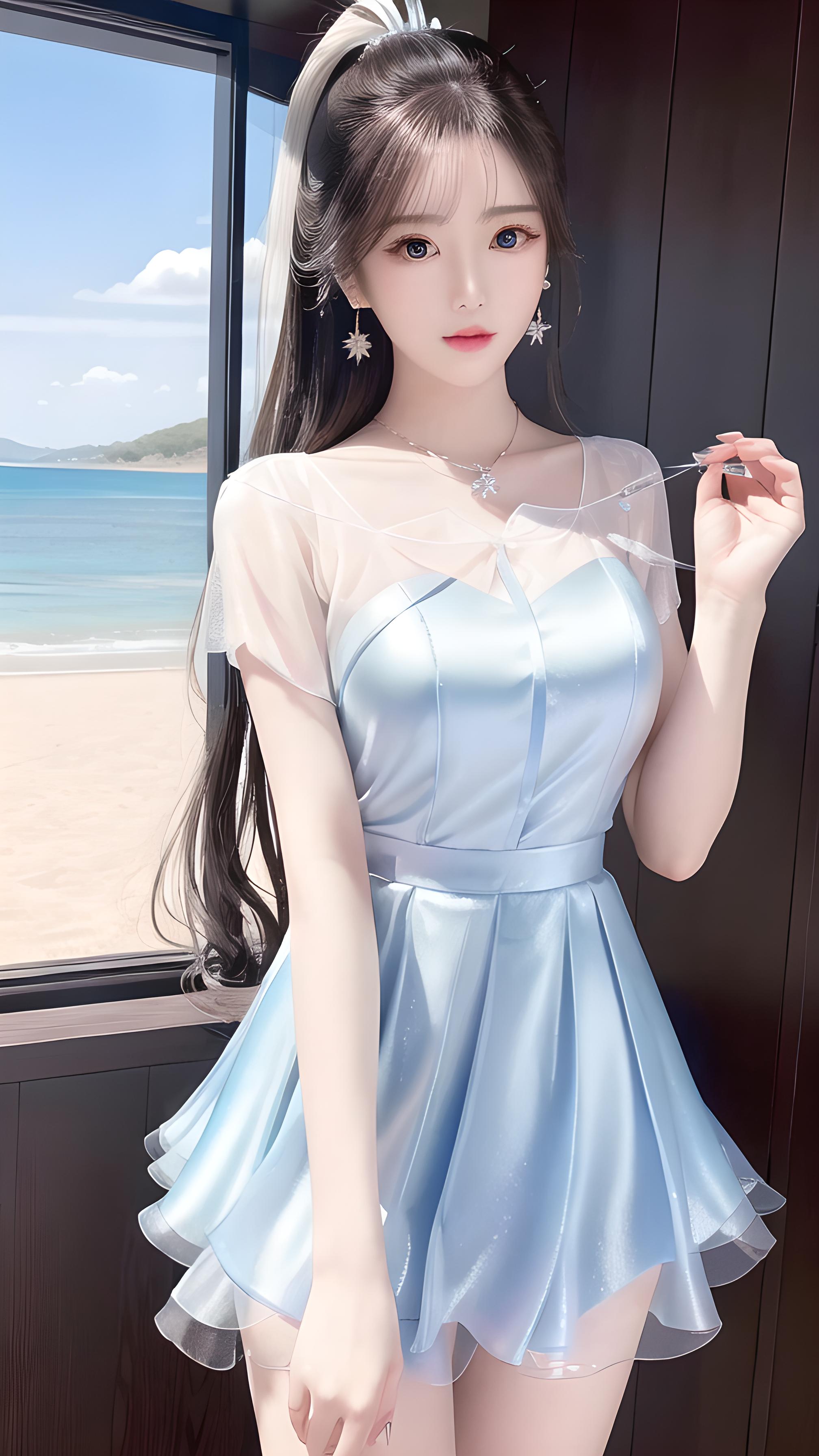 海滩美女