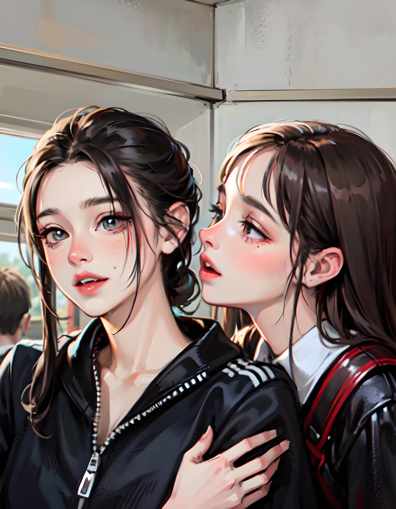 两个美少女