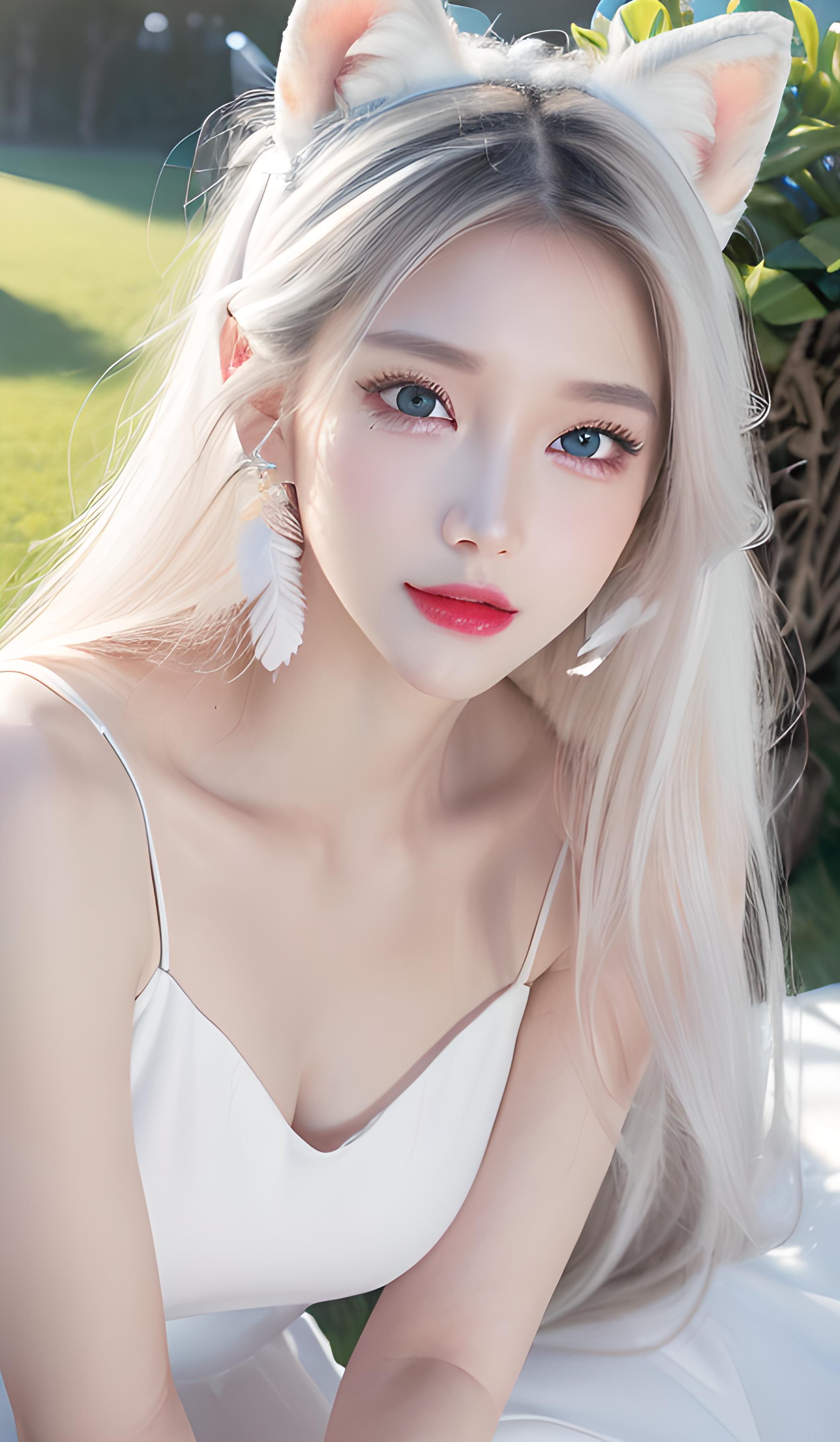 田野甜美女孩