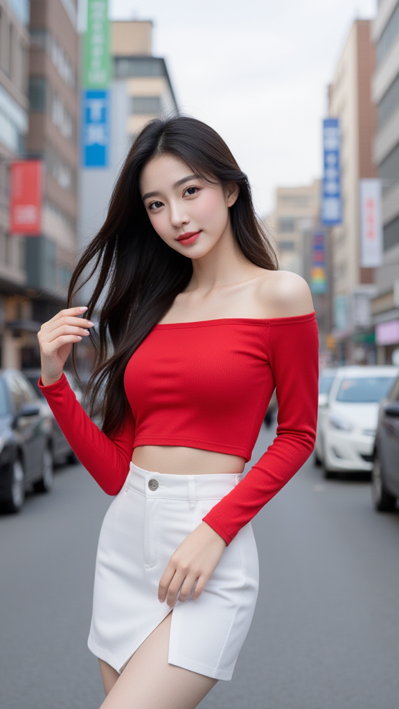 街拍美女