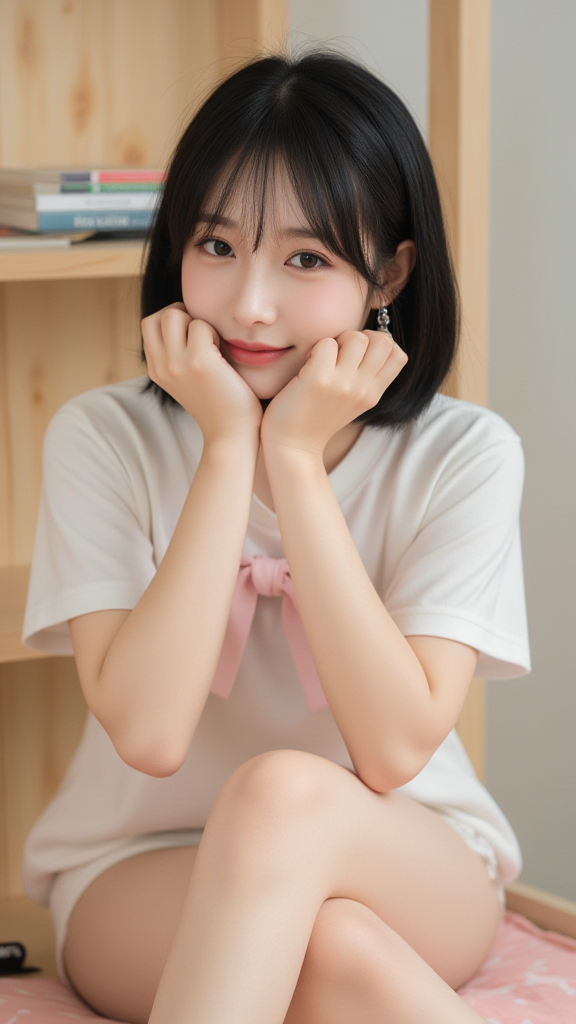 短发女孩