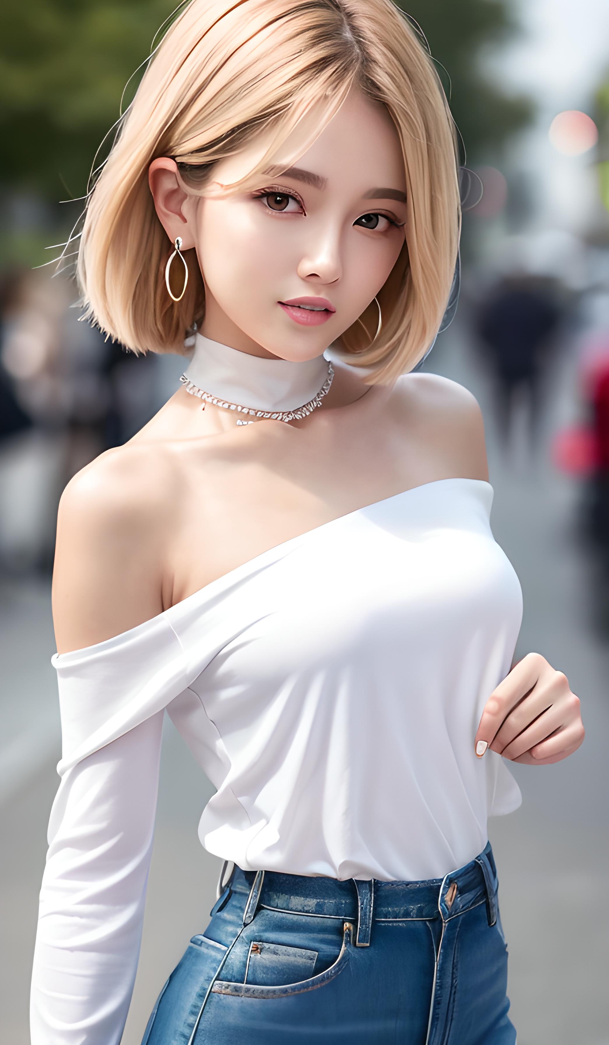 牛仔裤美女