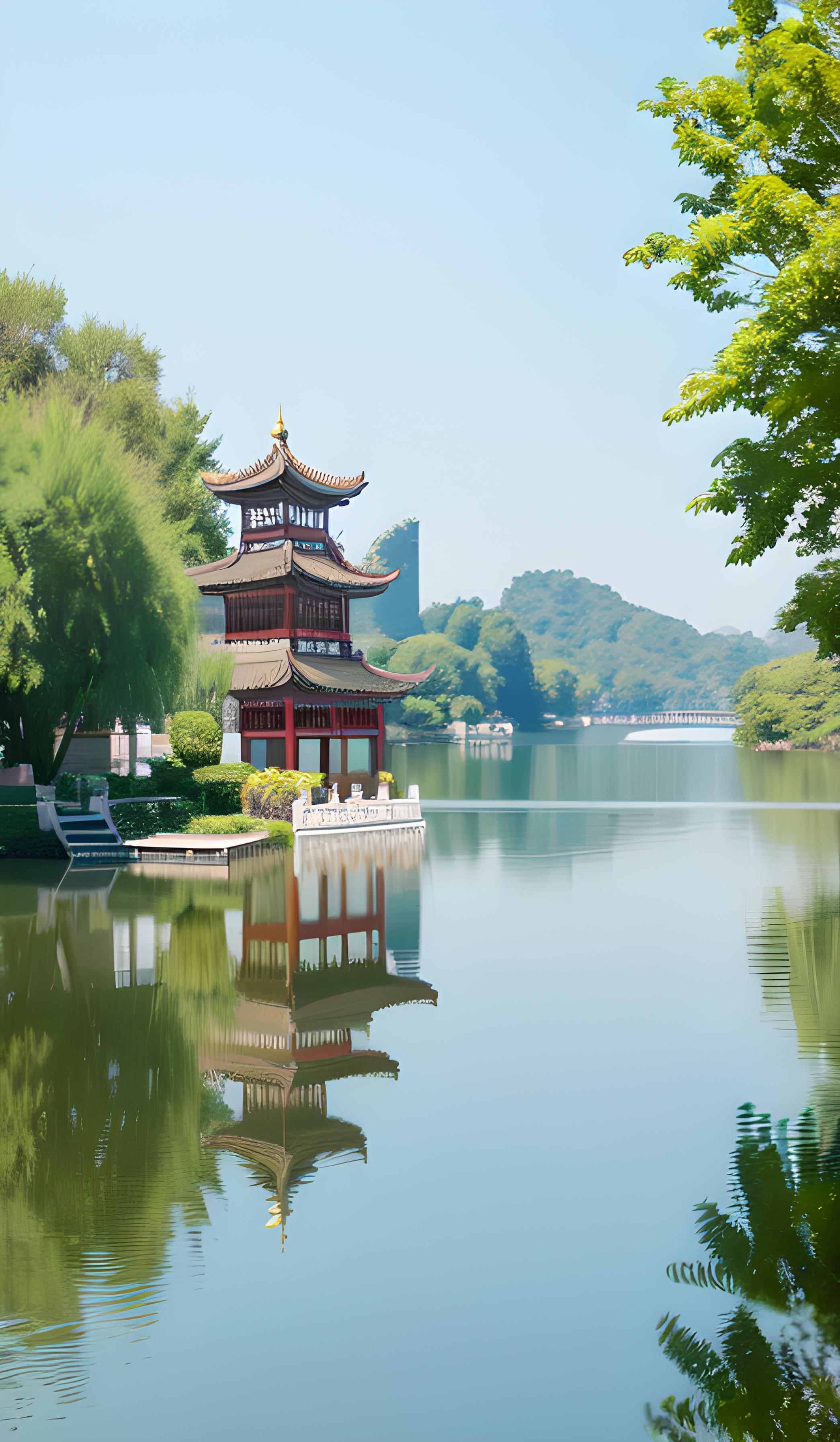 扬州西湖风景