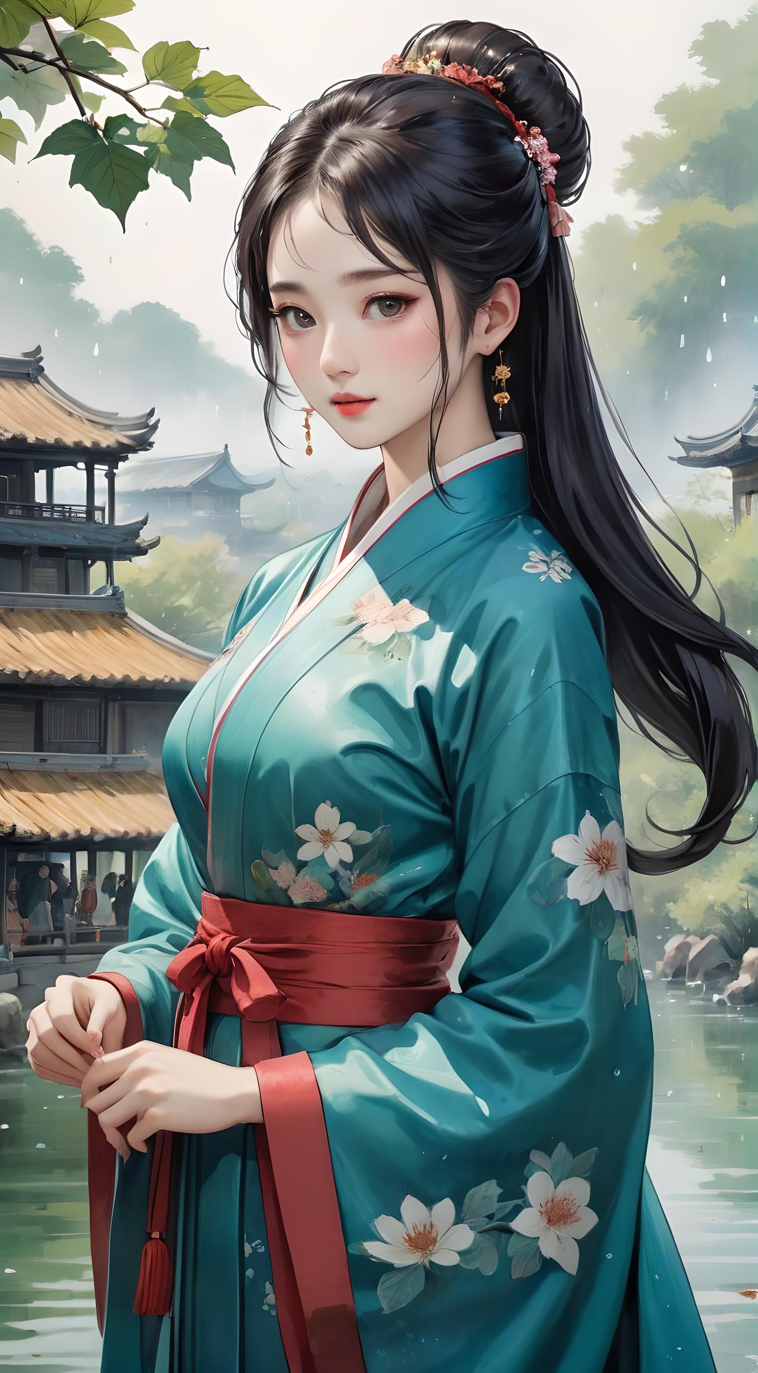 垆边人似月