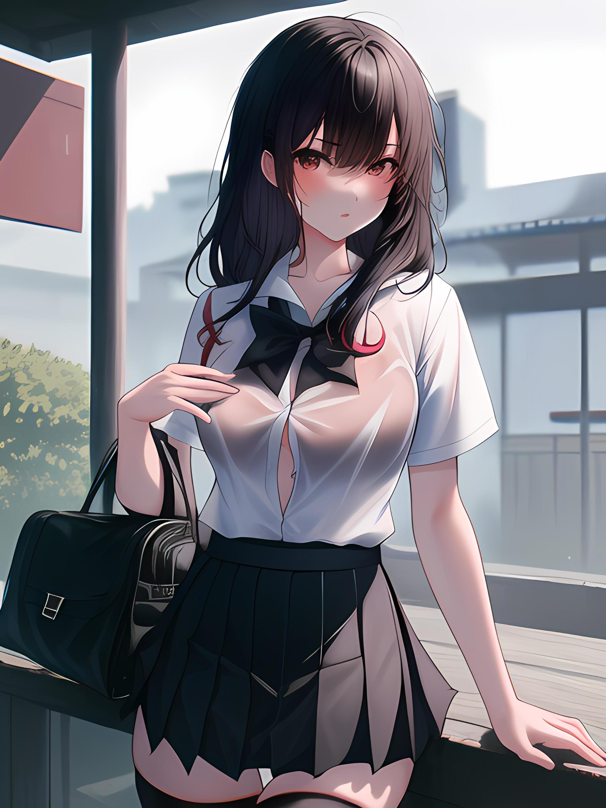 校服少女