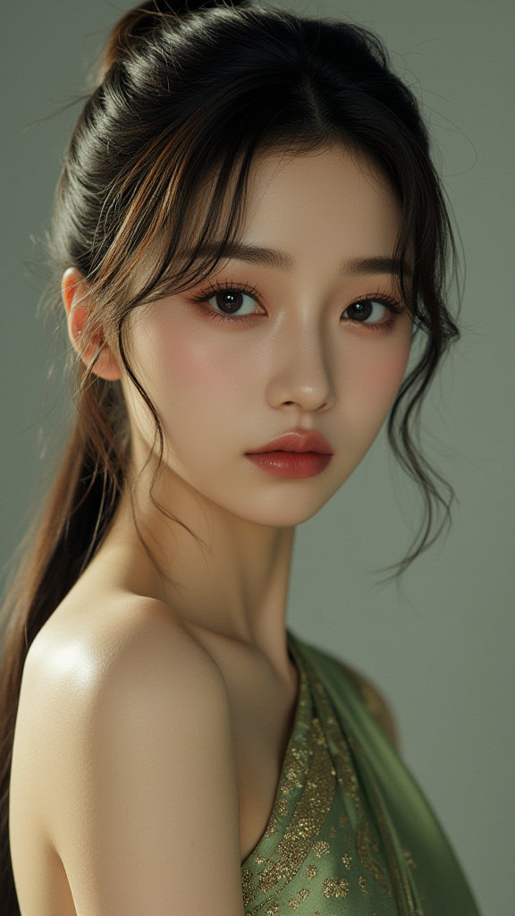 绿衣少女