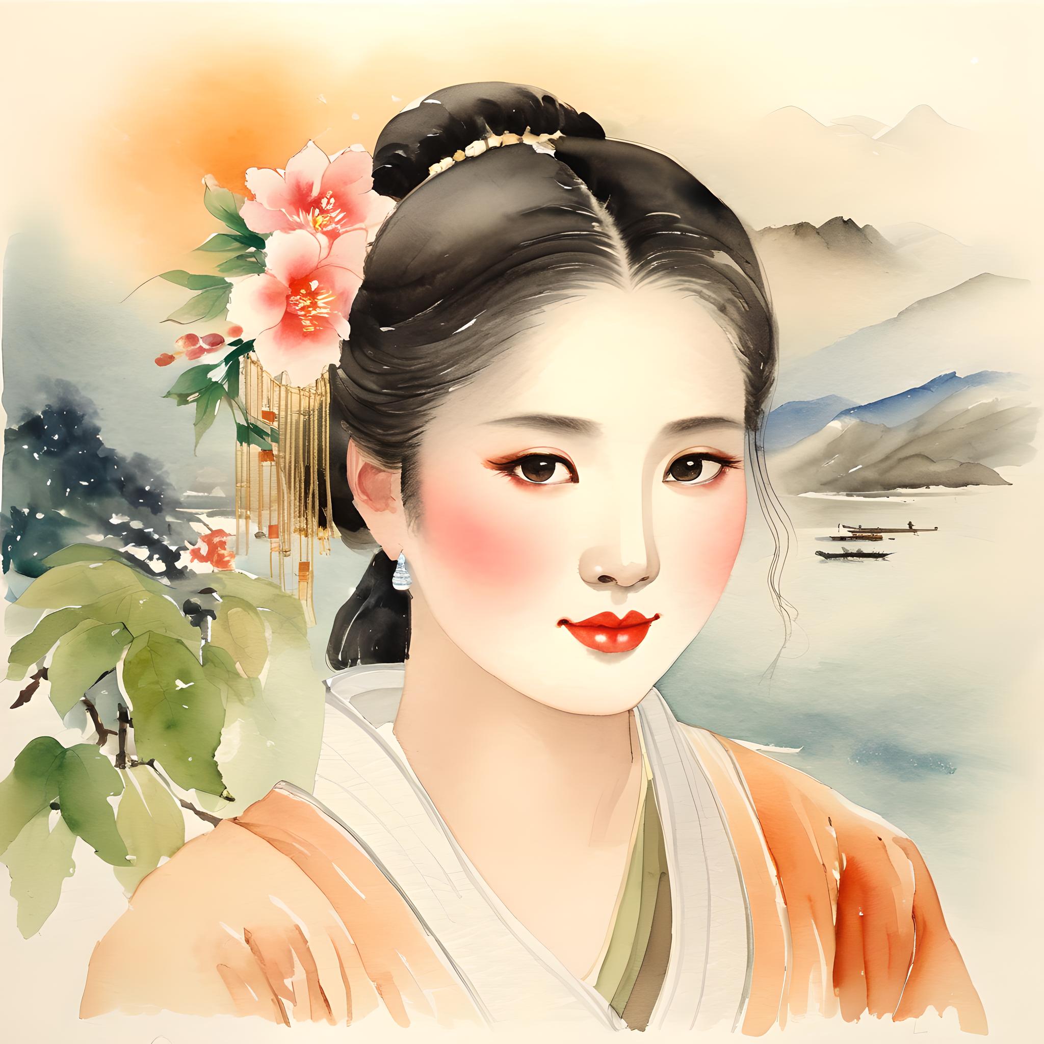 AI人物画像
