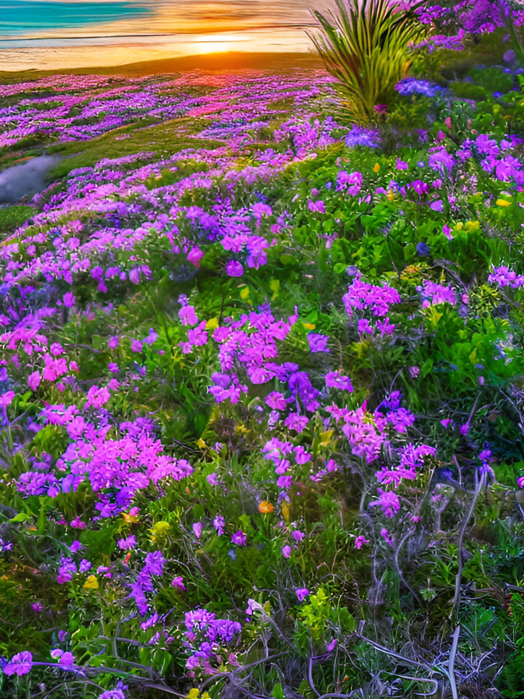 海滨之花