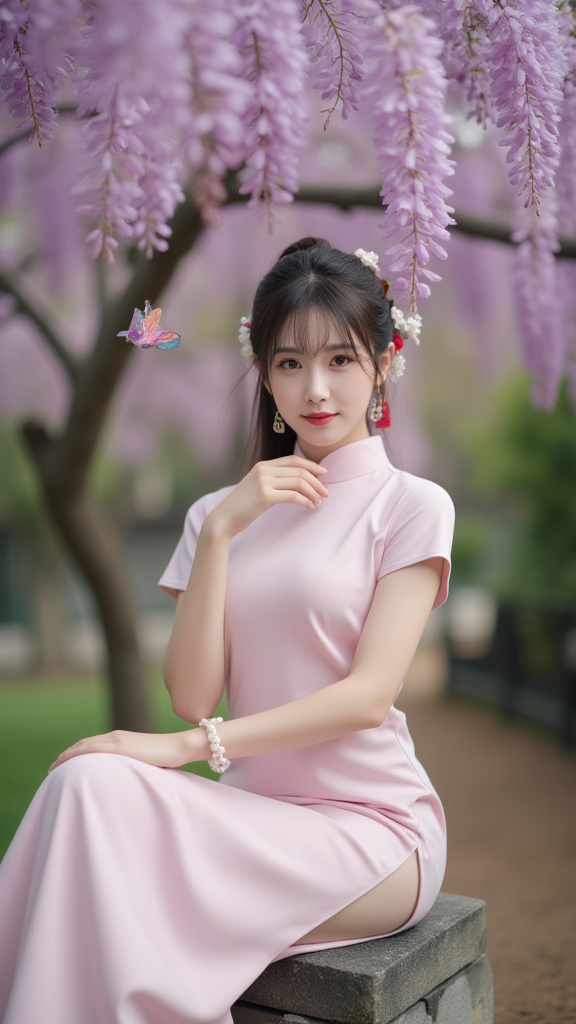 时尚旗袍女孩