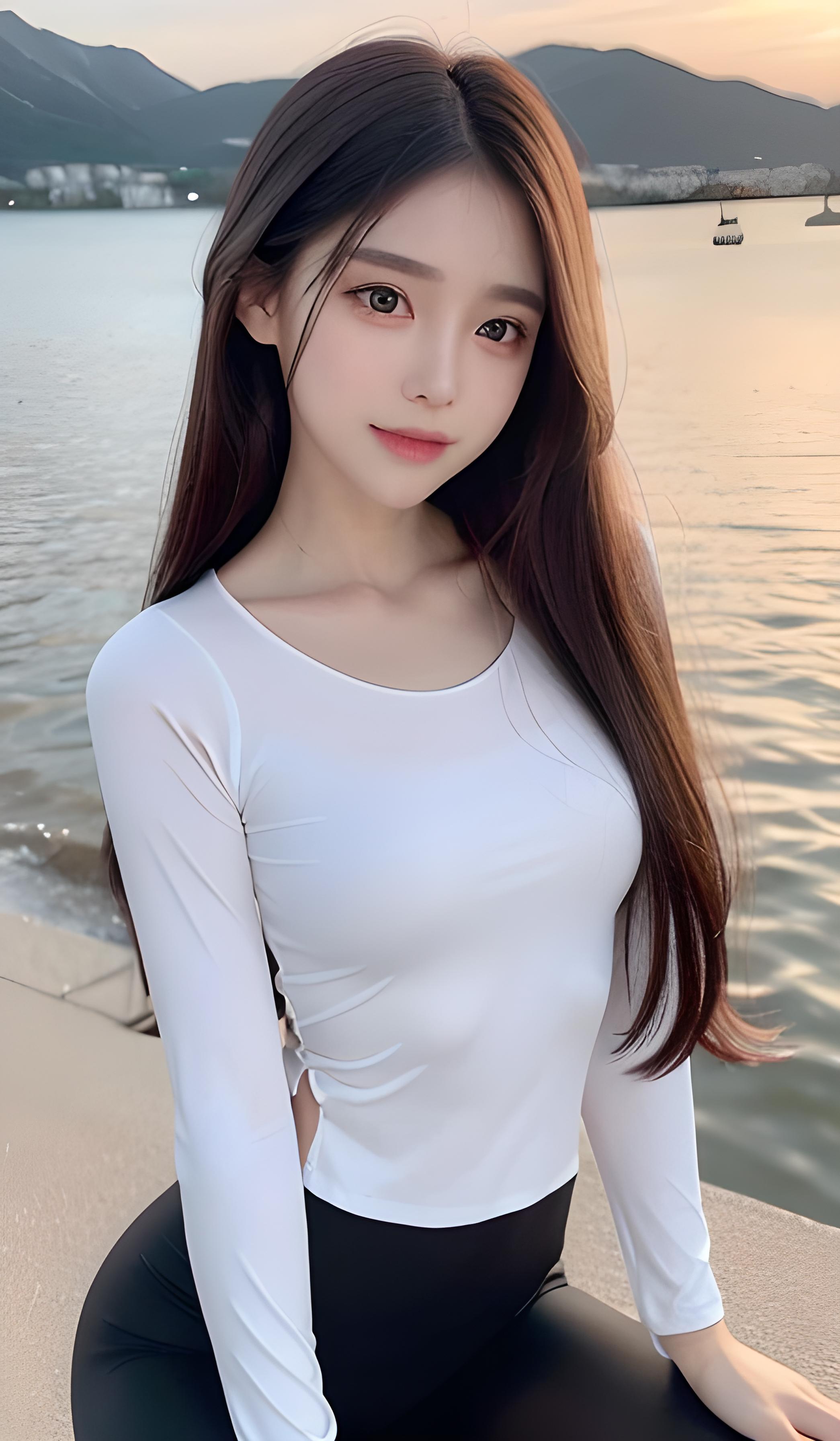 海边美女