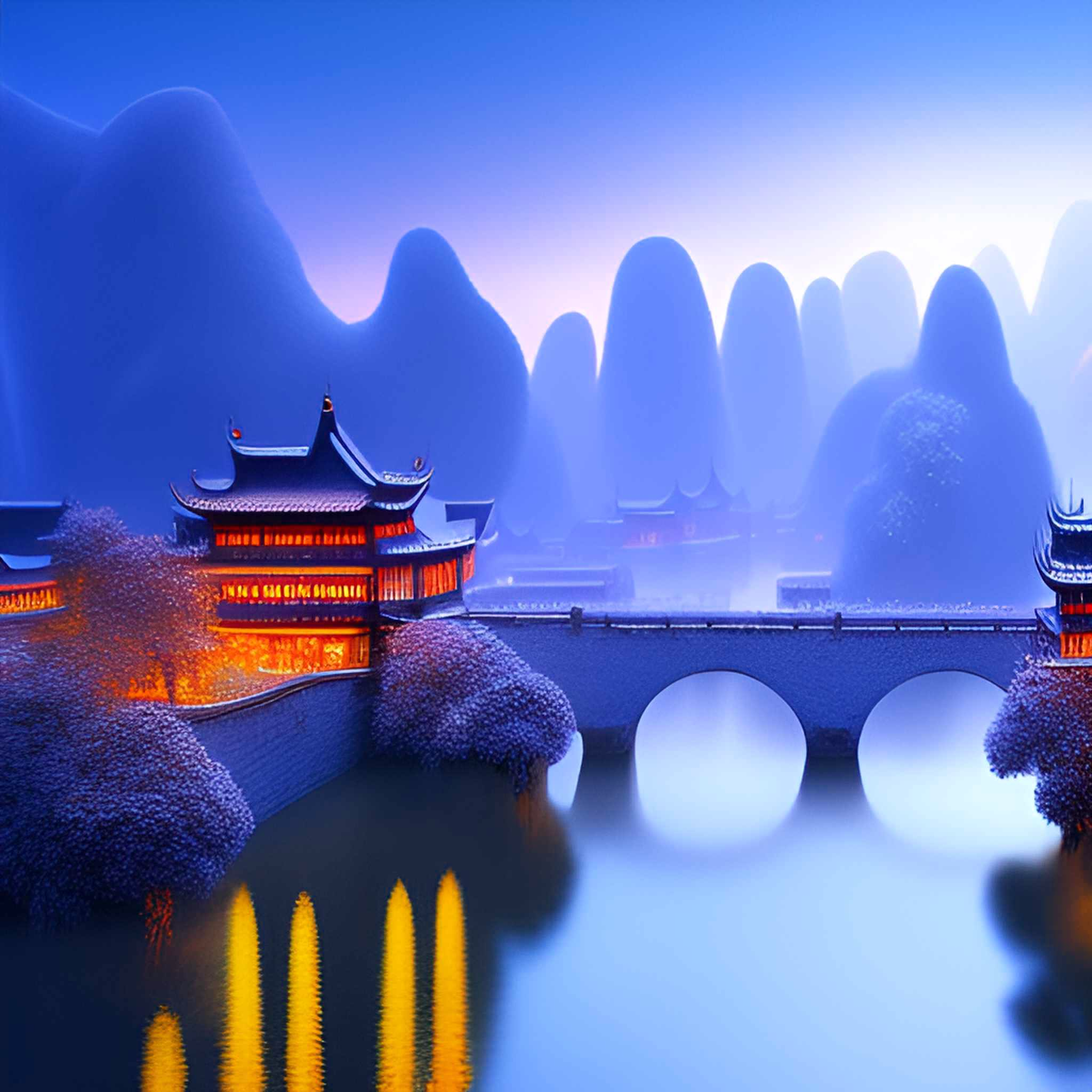 冬季雪景