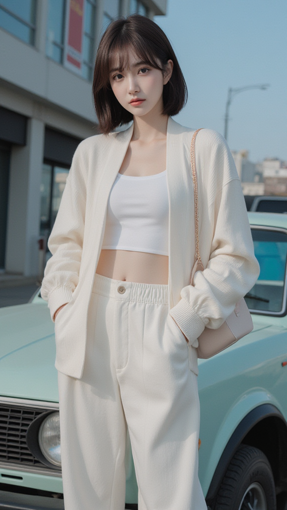 短发女孩