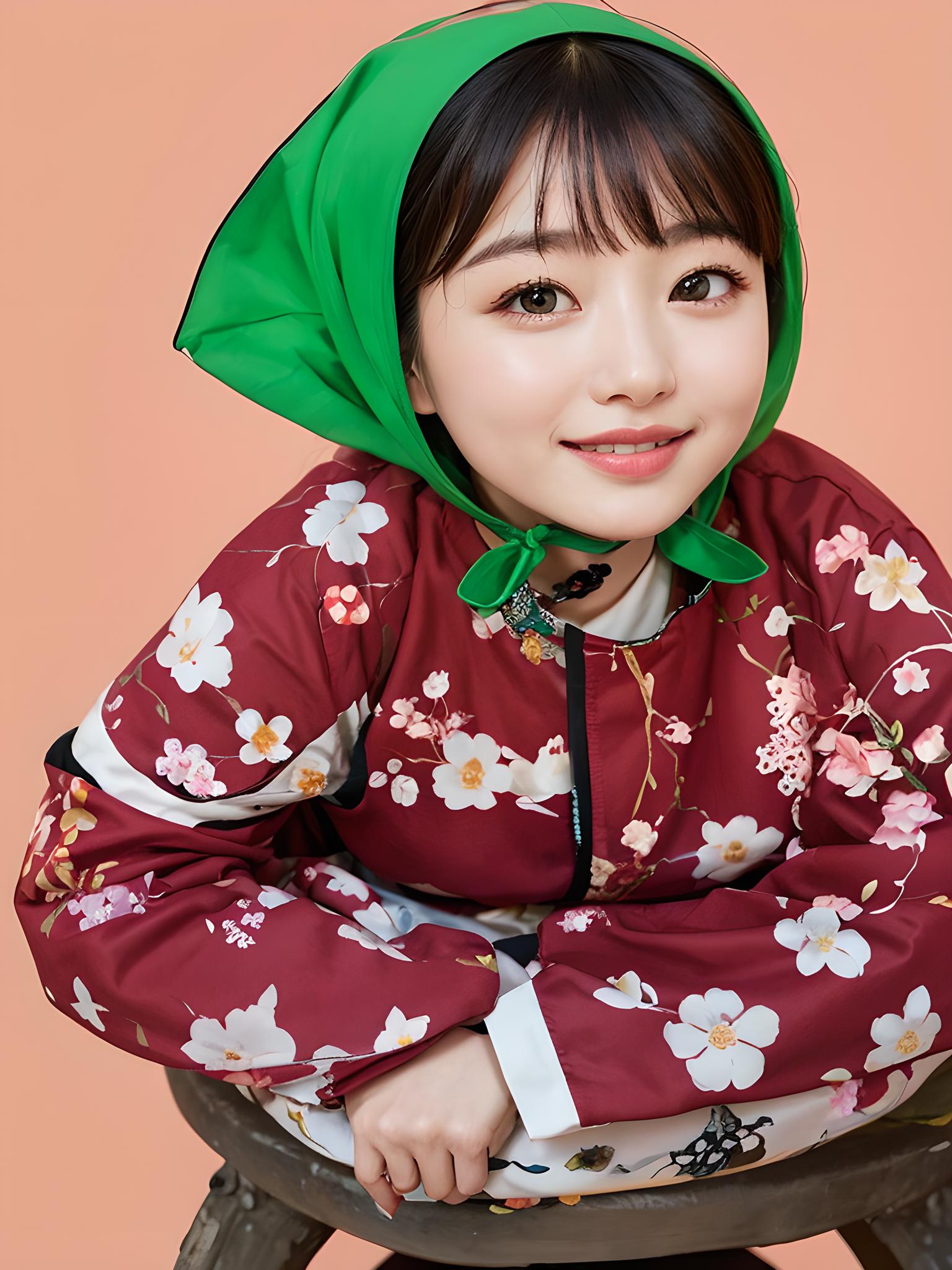 村里有个姑娘叫小芳