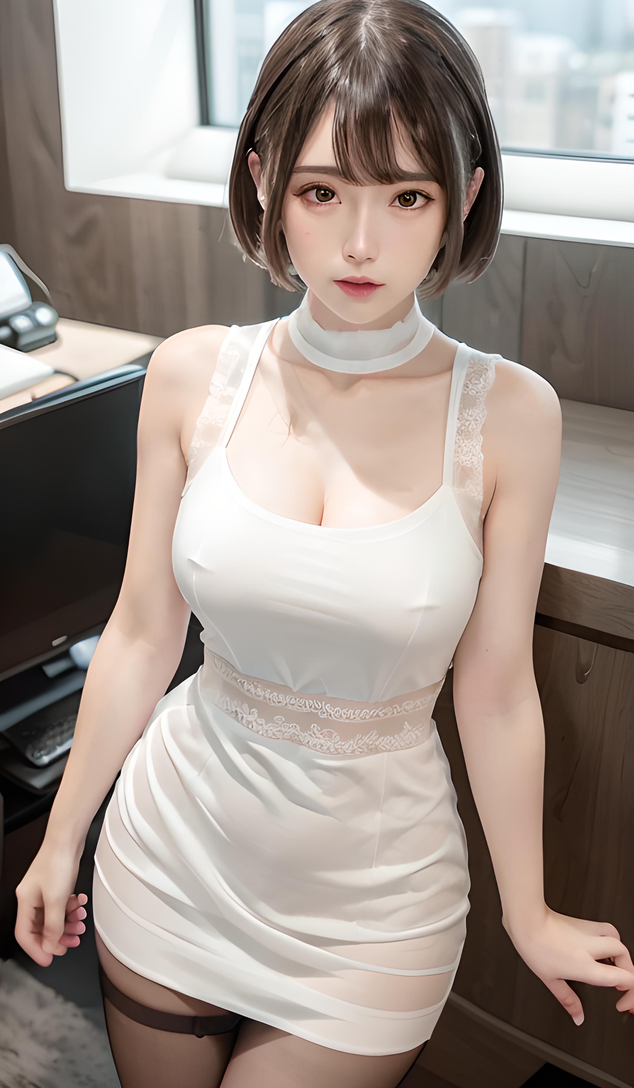 吊带美女