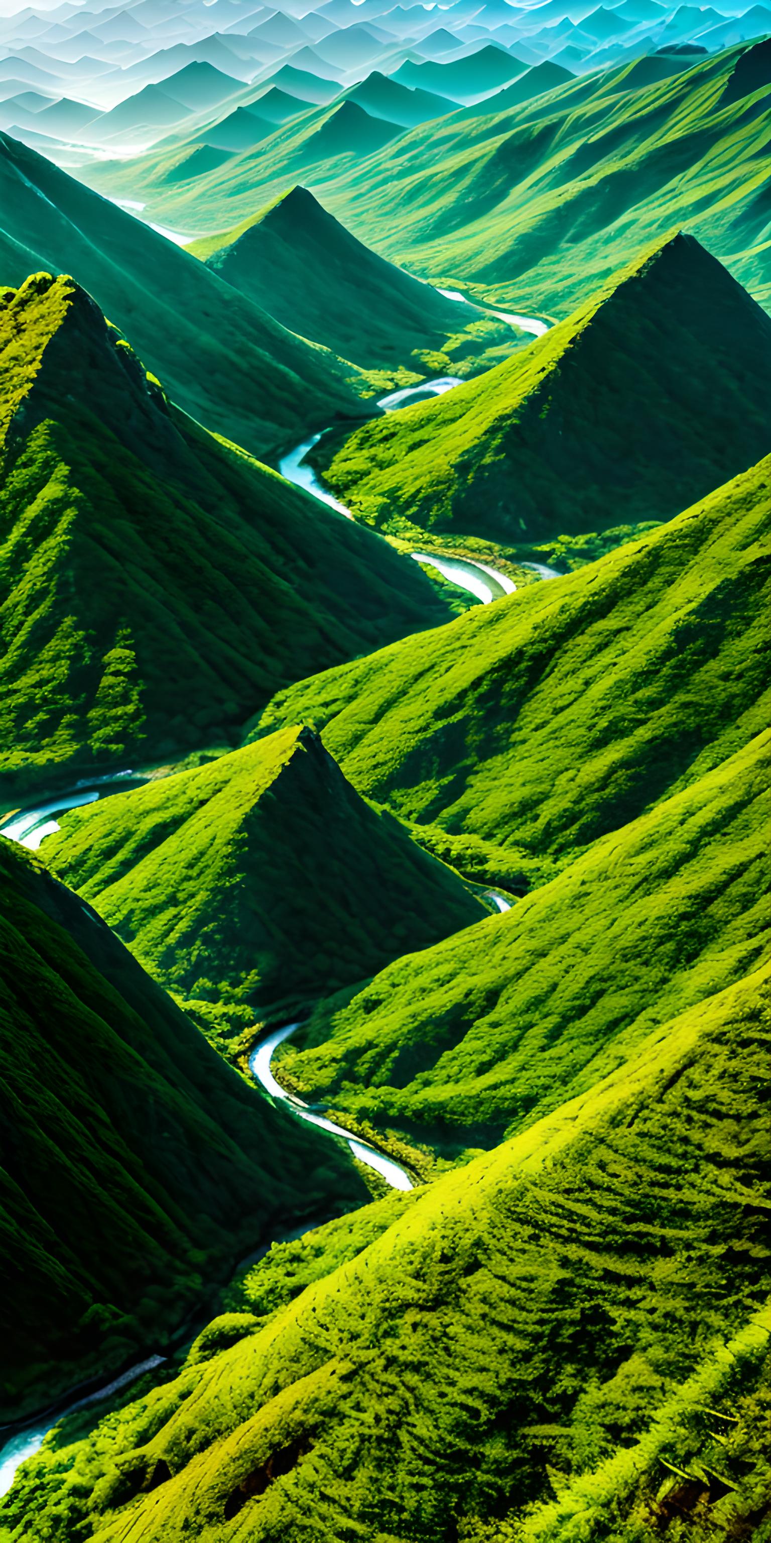 青山绿水