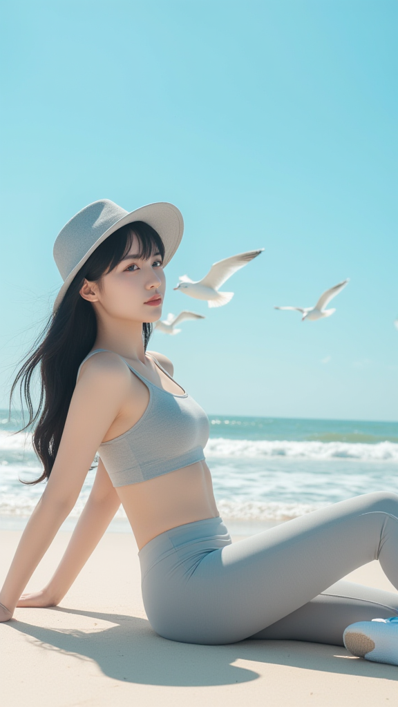 海边女孩