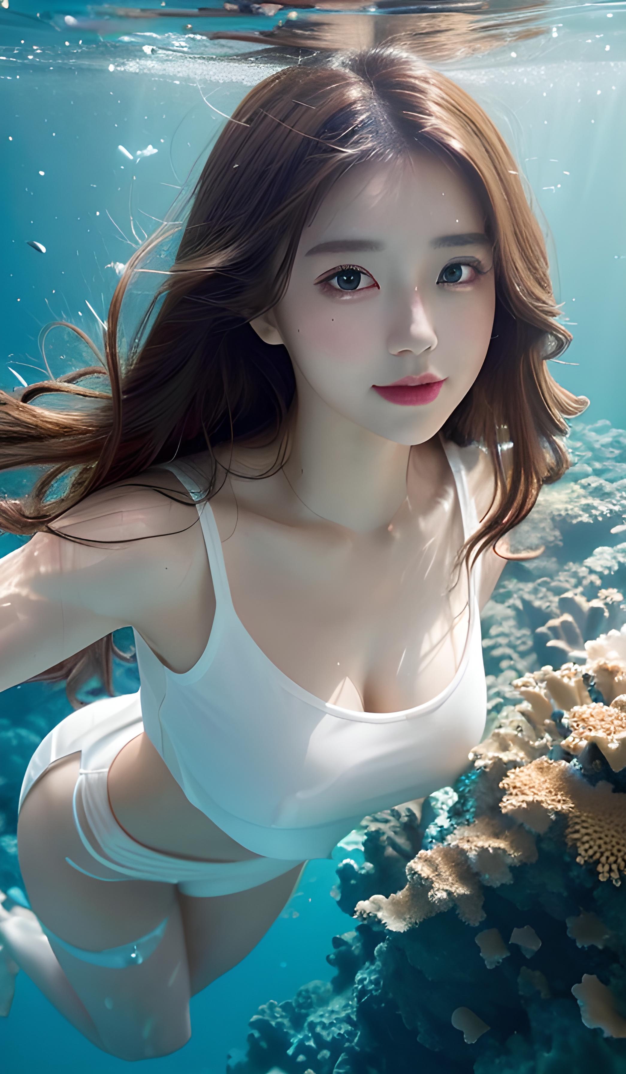 海底美女