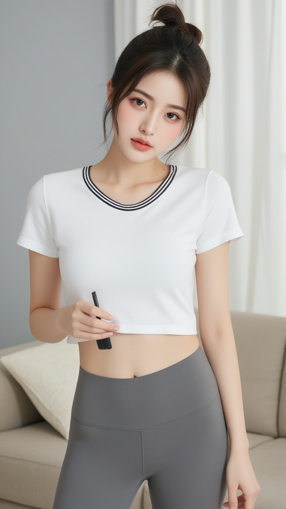 瑜伽裤女孩