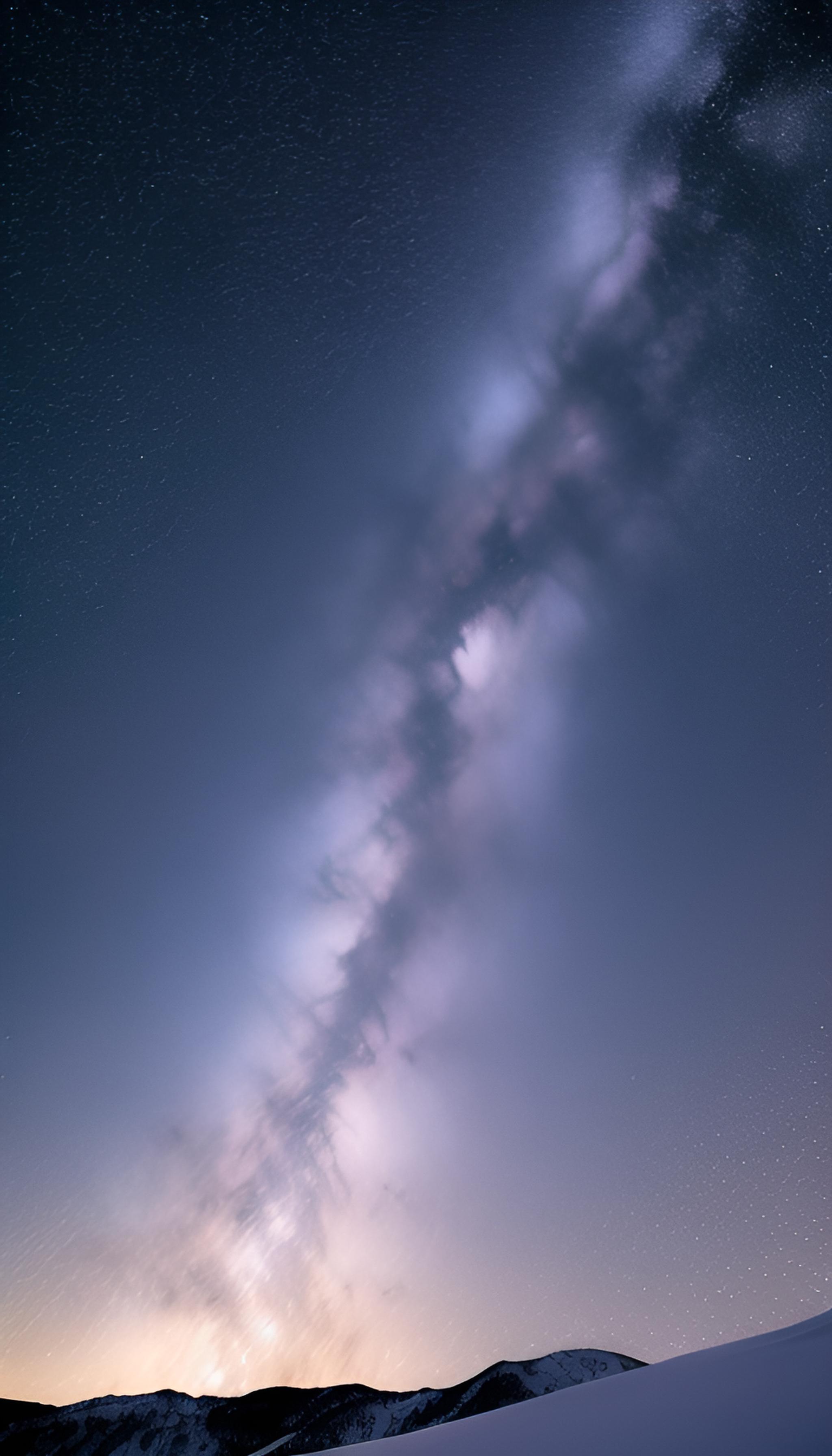 雪夜星空