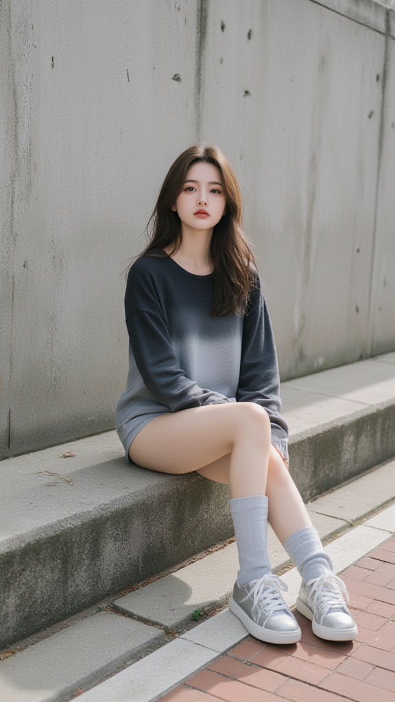 变色T恤女孩
