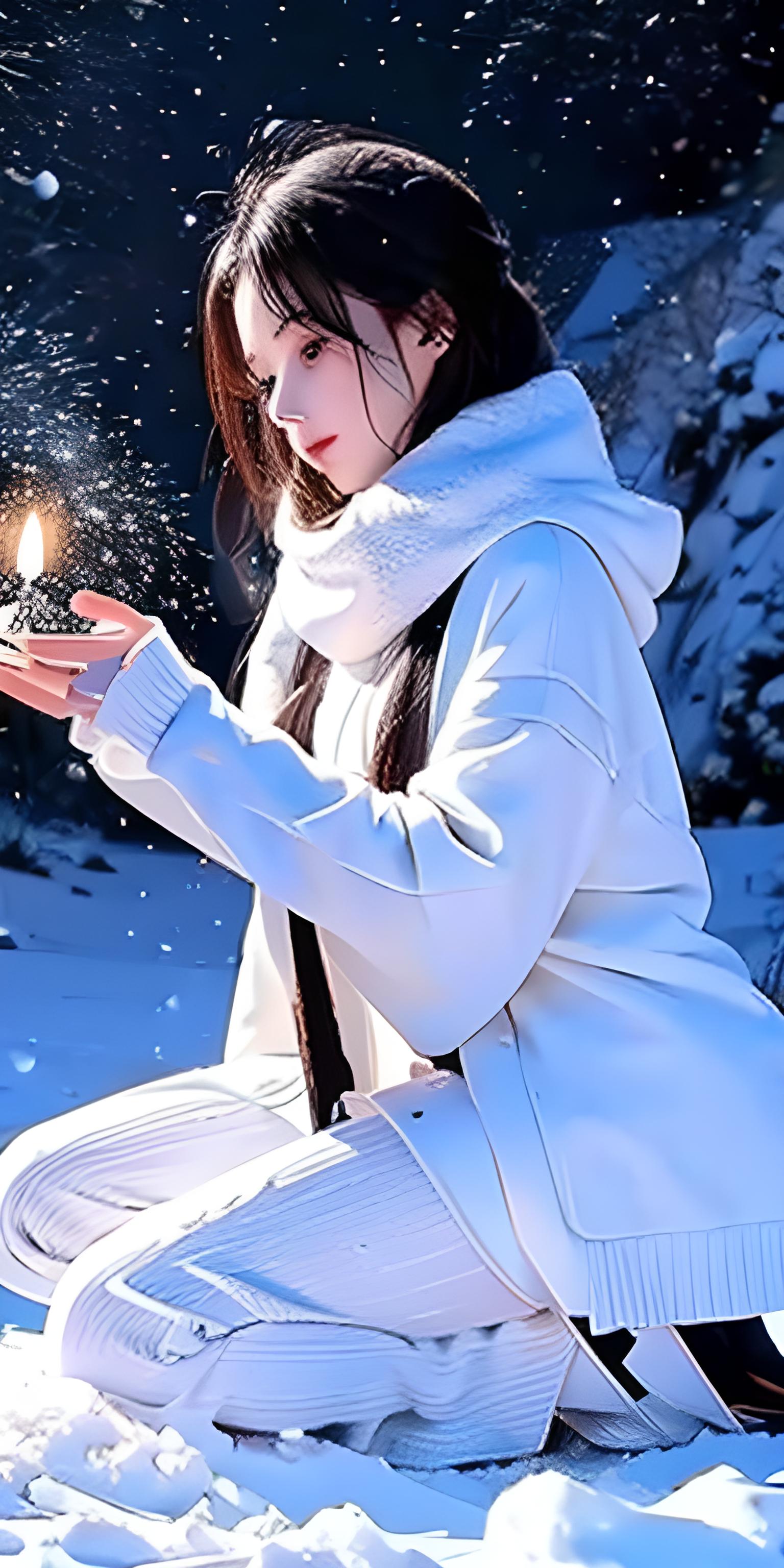 雪山下的少年