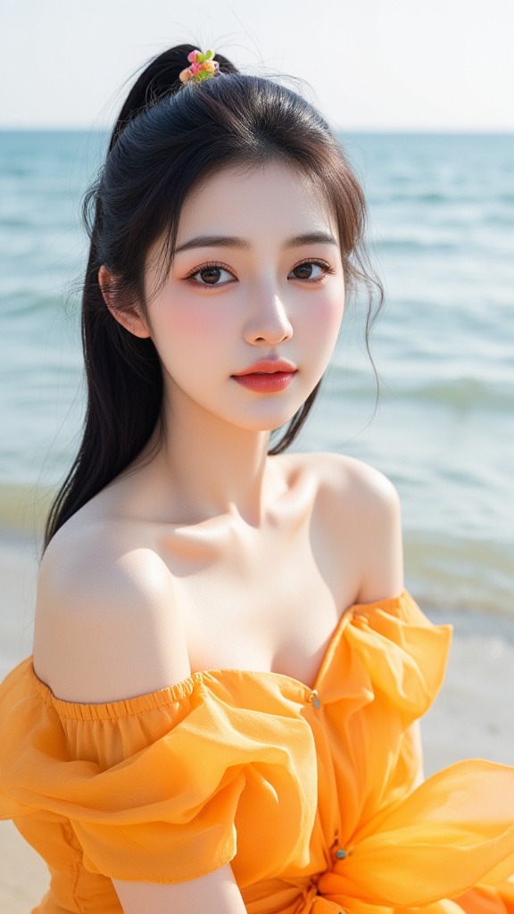 海边小姐姐