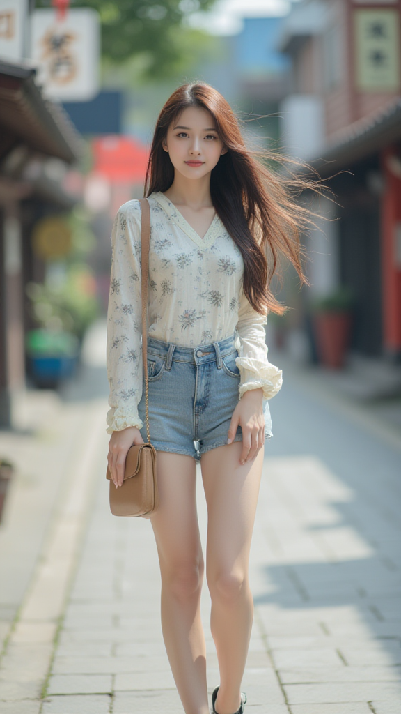 大长腿美女