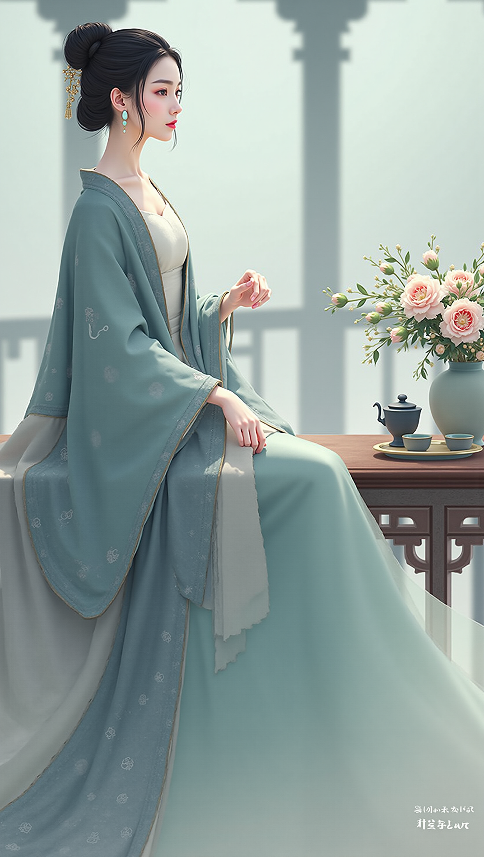 清丽佳人