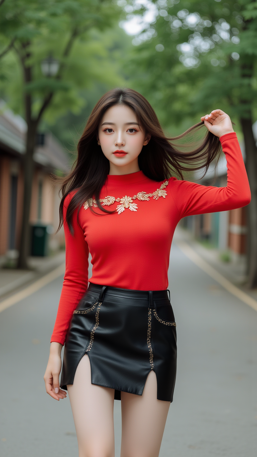 街拍美女