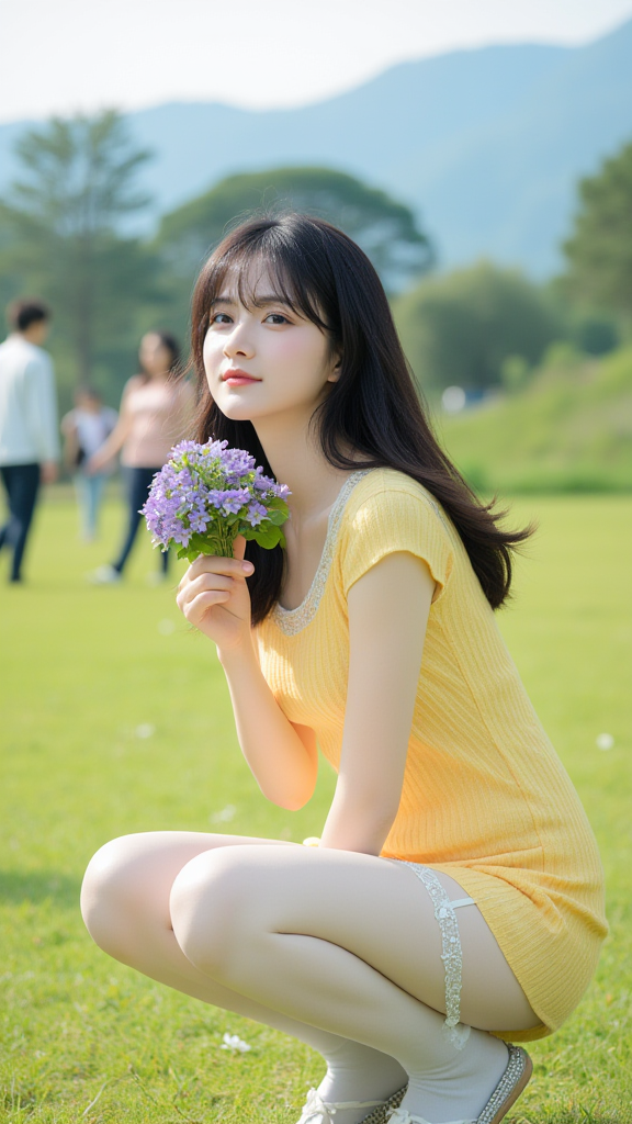 草场女孩