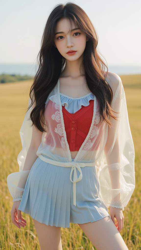 户外美女