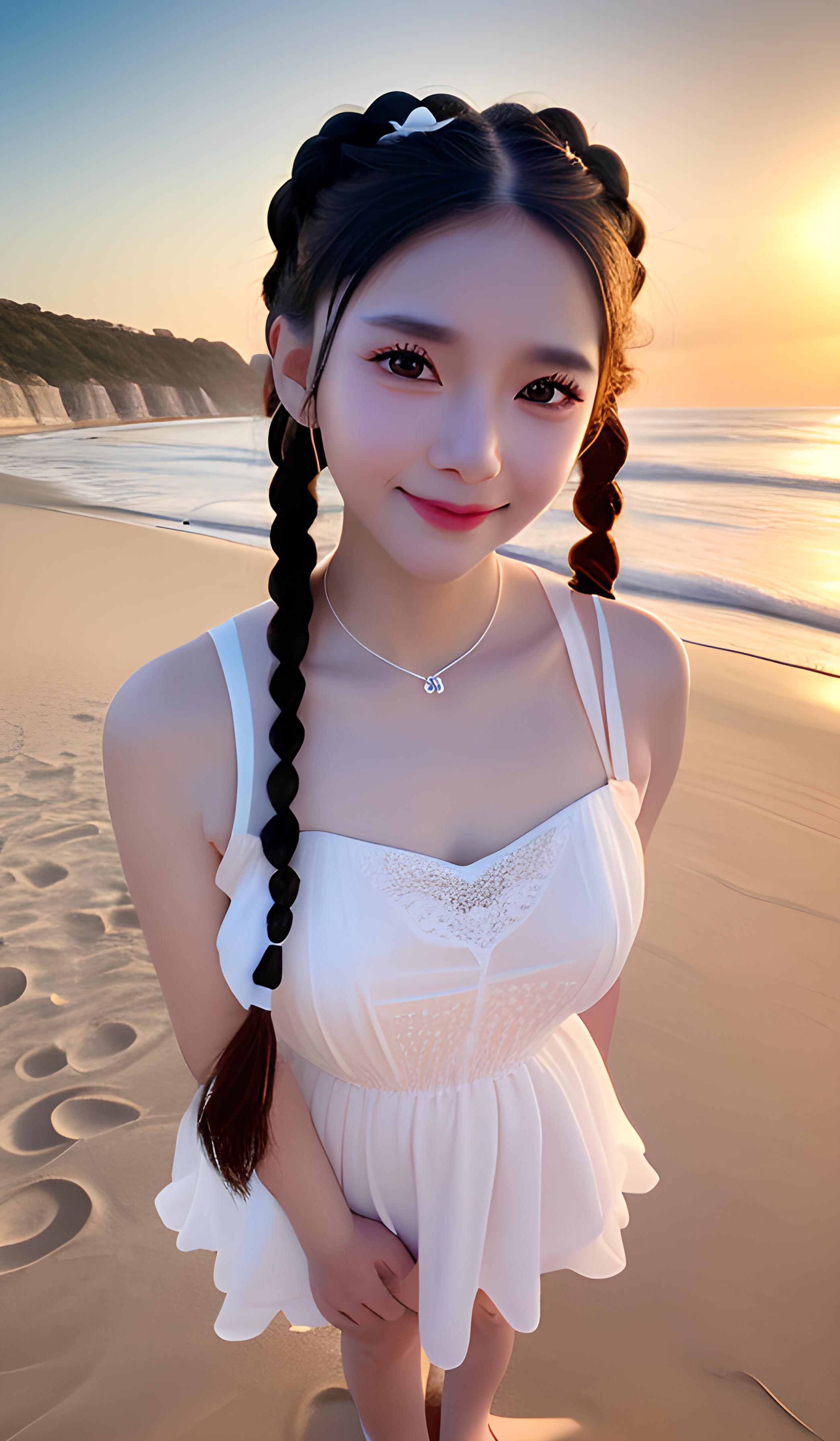 海滩美女