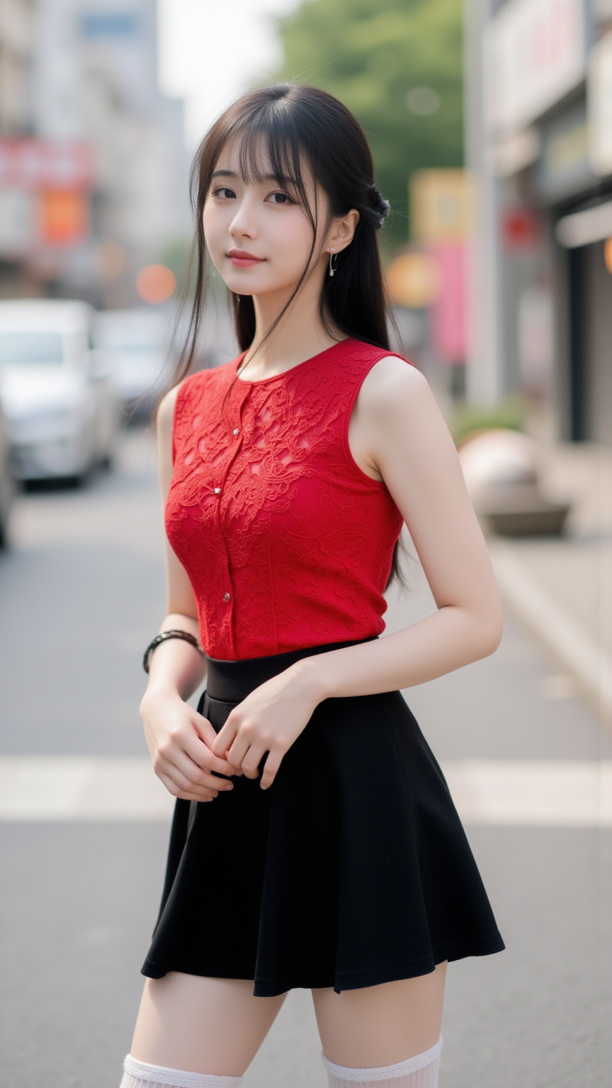 街拍美女