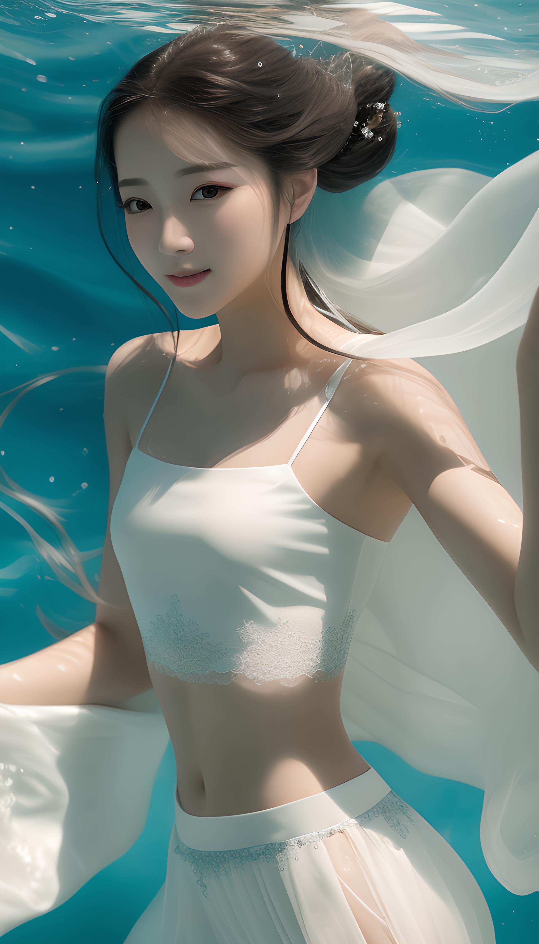 水中美女