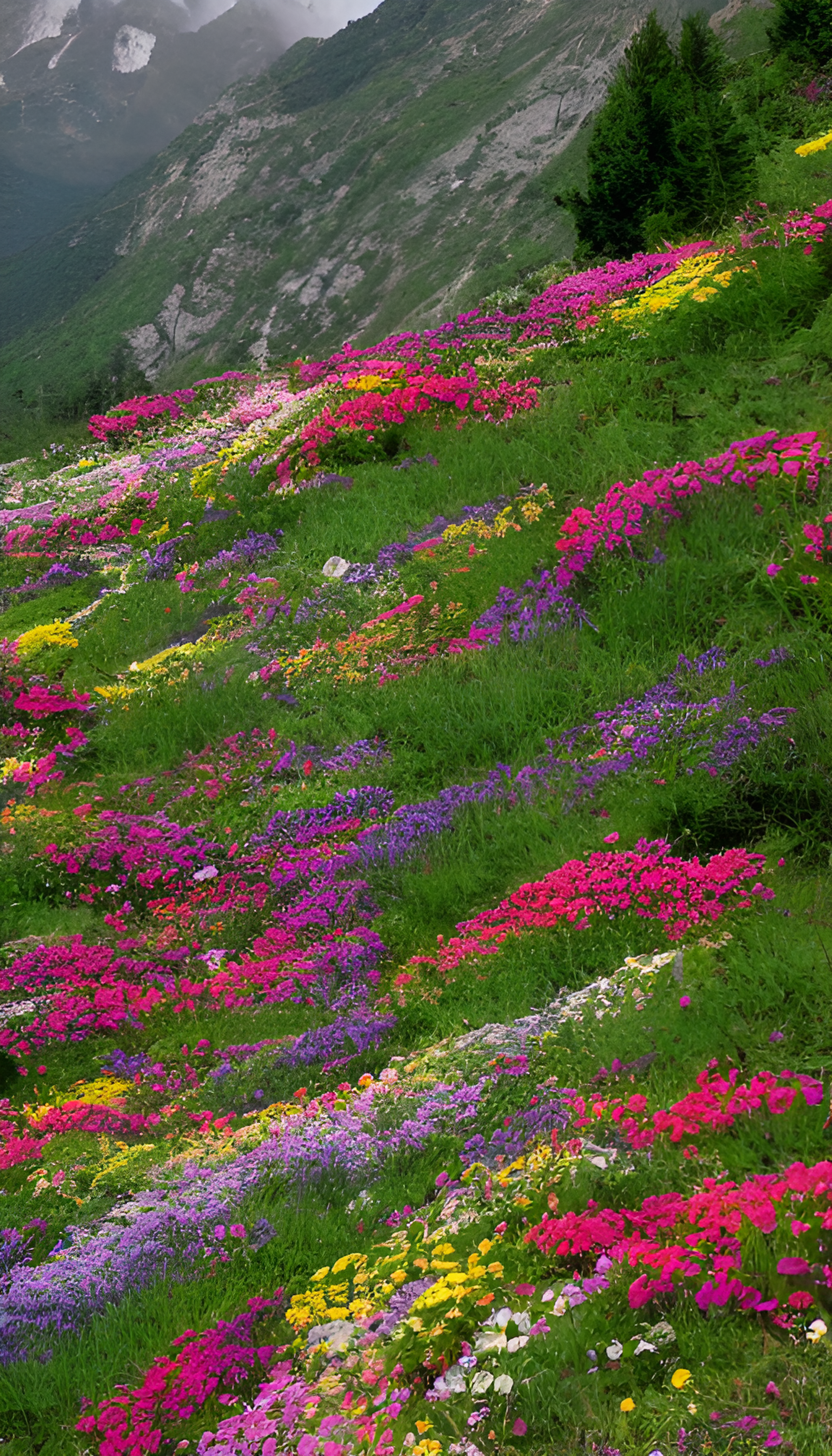 漫山遍野花开大地原图