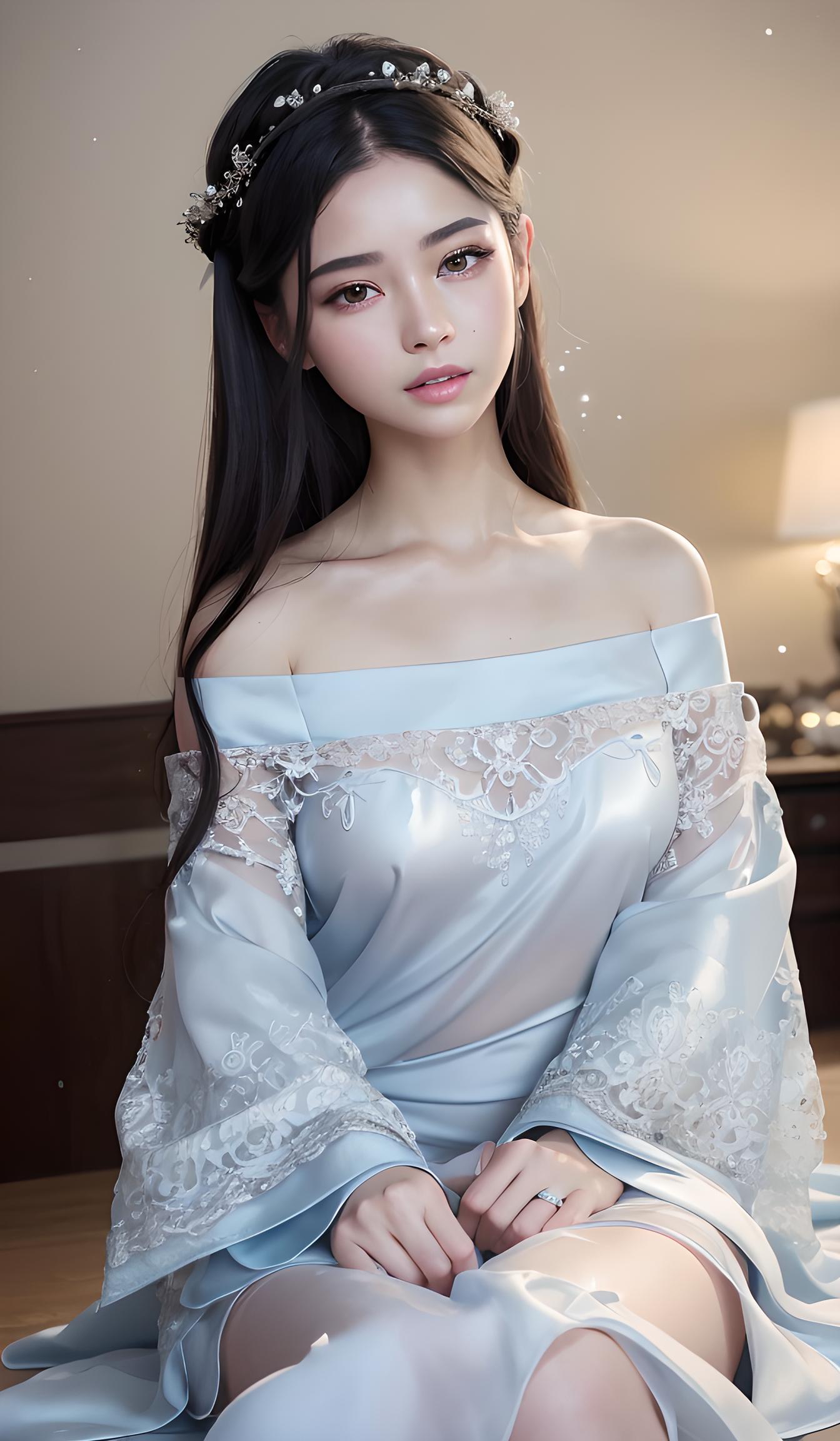 打开主页大批汉服美女