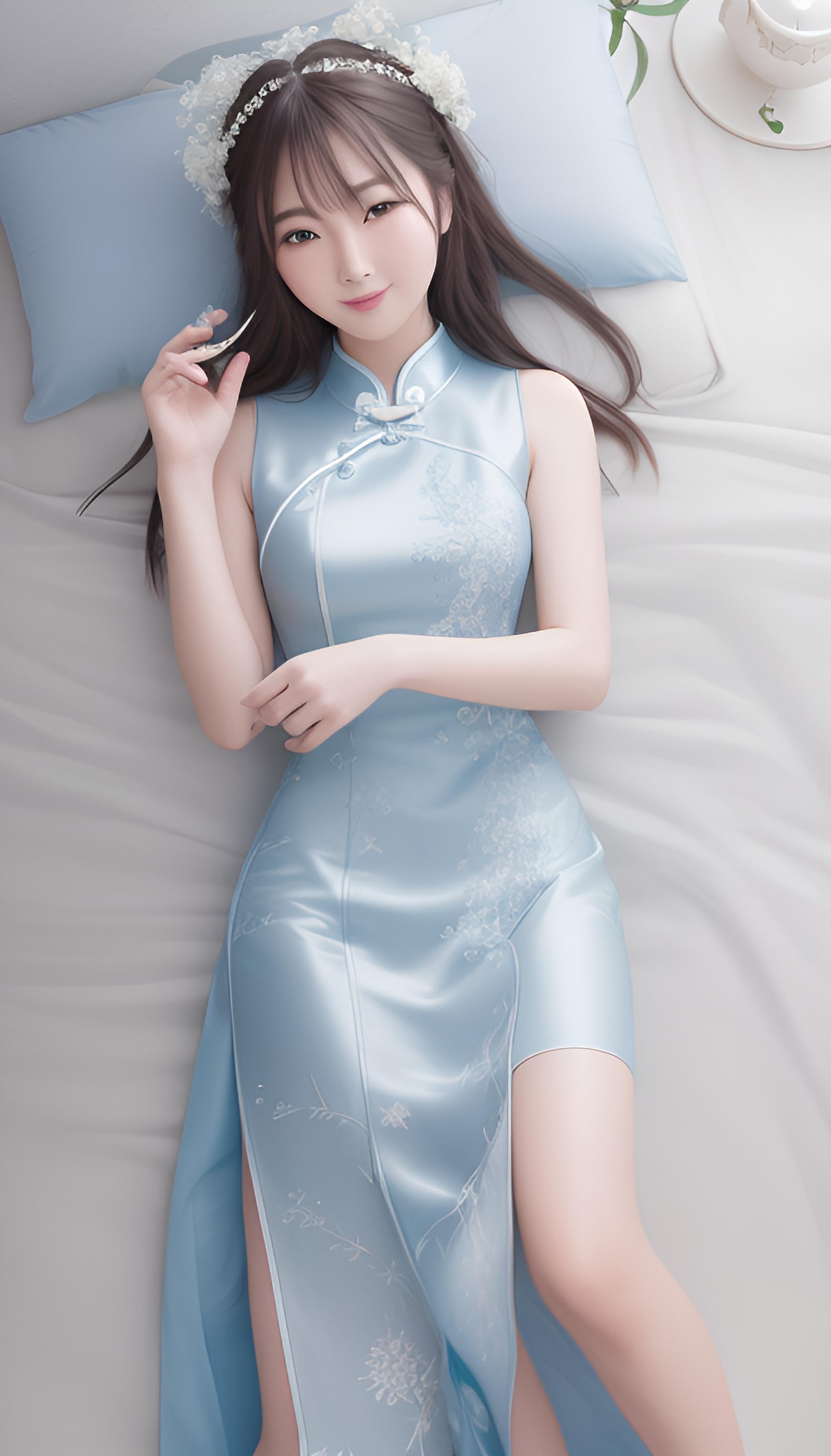 旗袍美少女